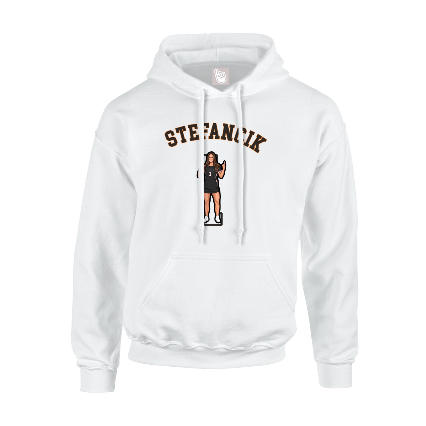 Hoodie — Shirsey Arch in White
