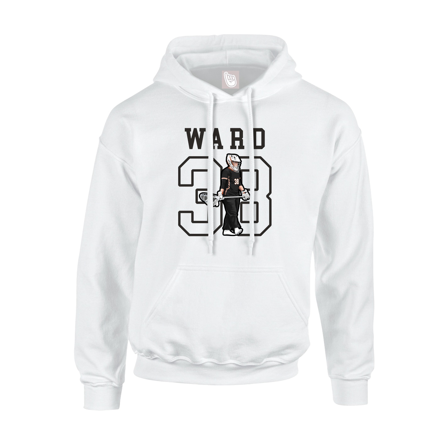 Hoodie — Shirsey in White