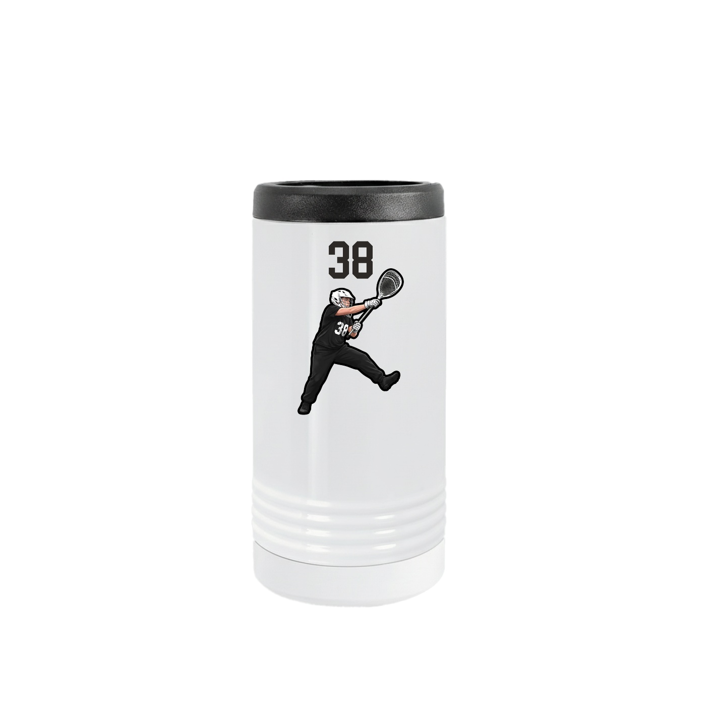 Slim Beverage Holder — Number Top in White