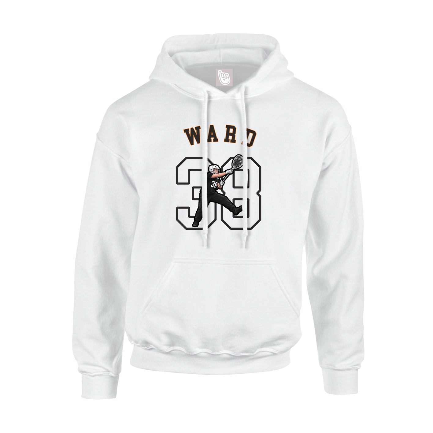 Youth Hoodie — Shirsey Arch in White