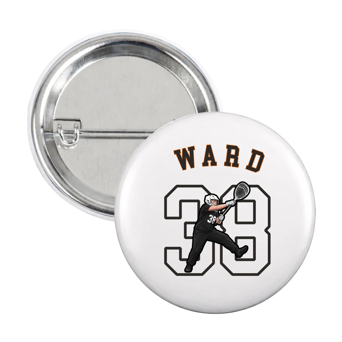 Game Day Button — Shirsey Arch in White
