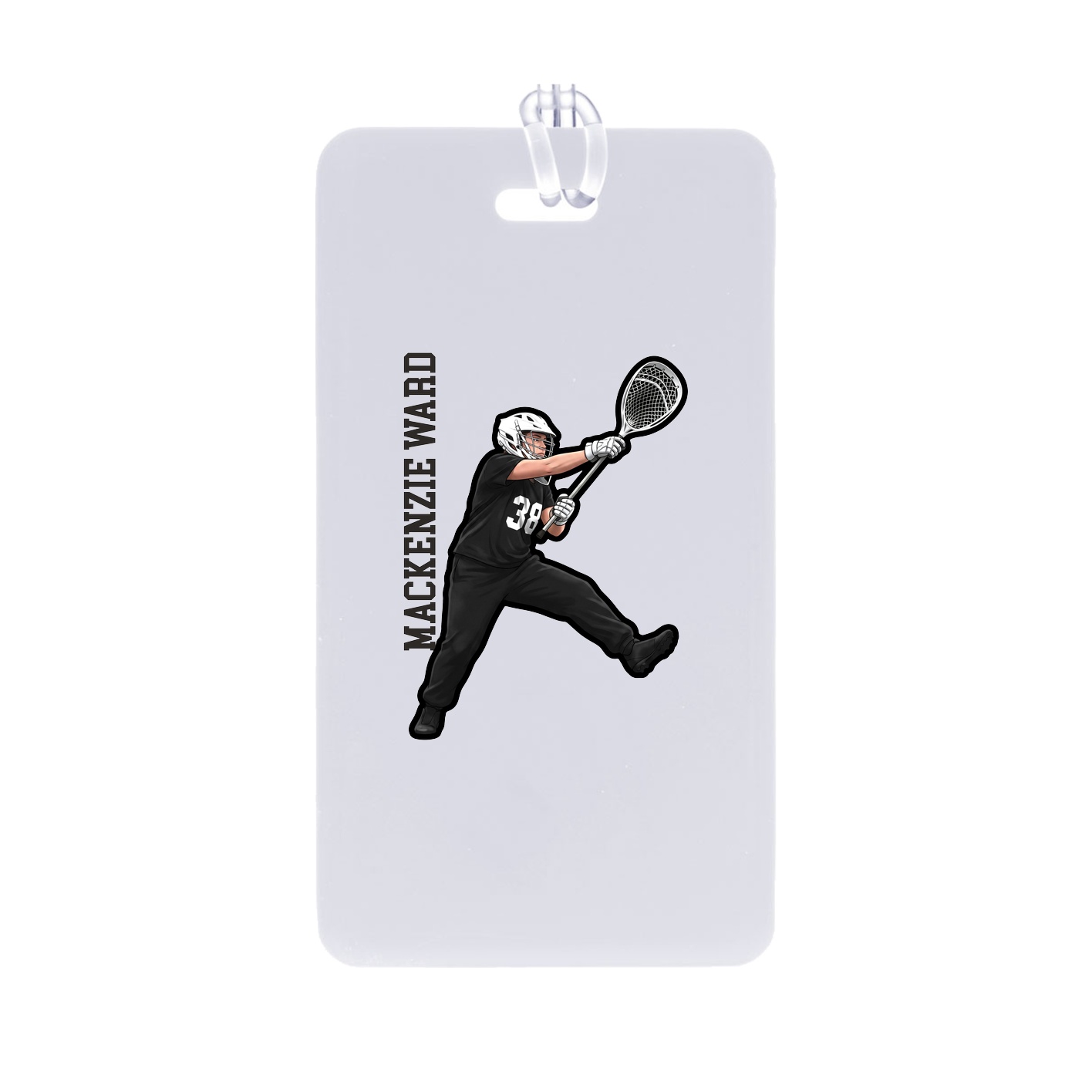 Bag Tag — Name Vertical in Classic