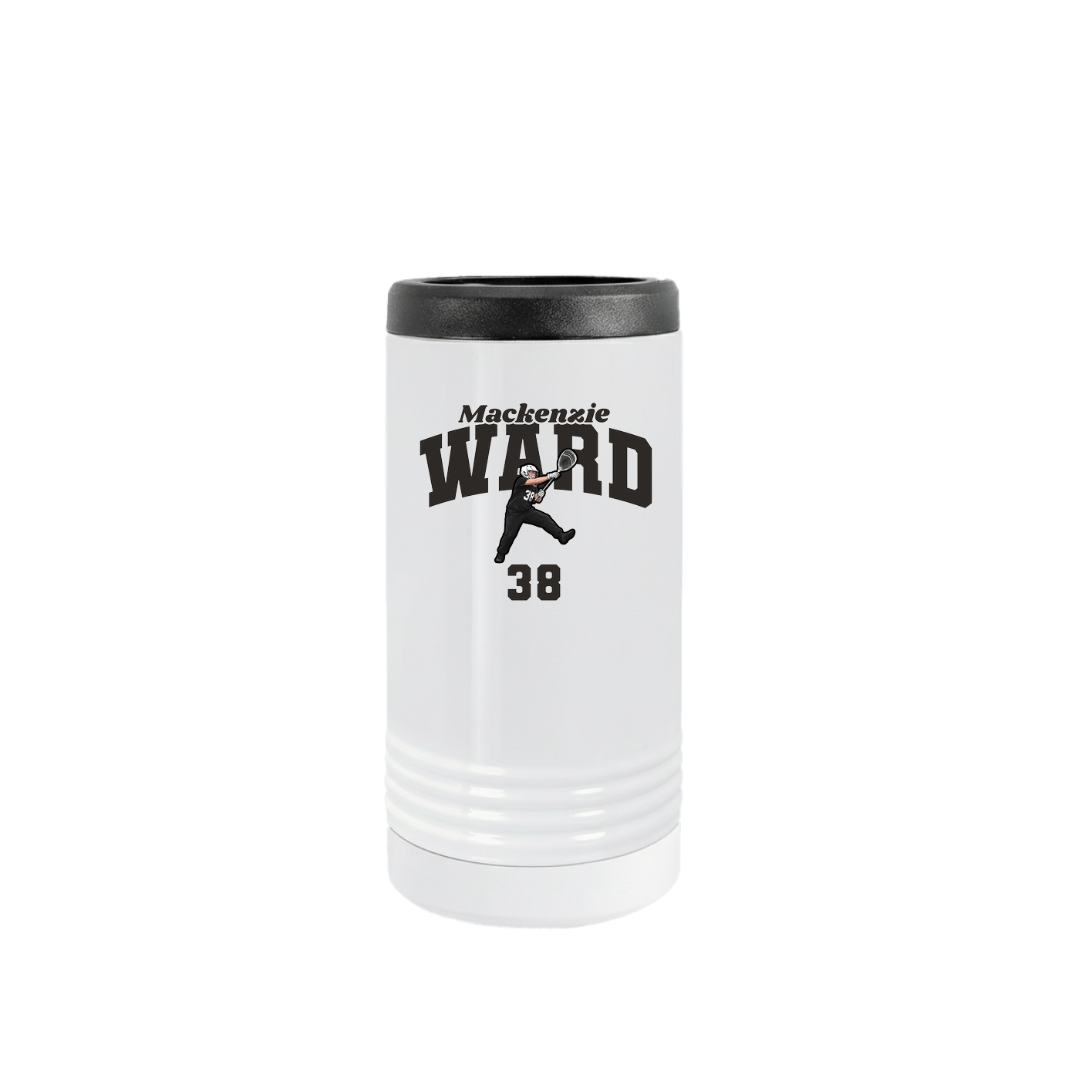 Slim Beverage Holder — Signature Arch in White