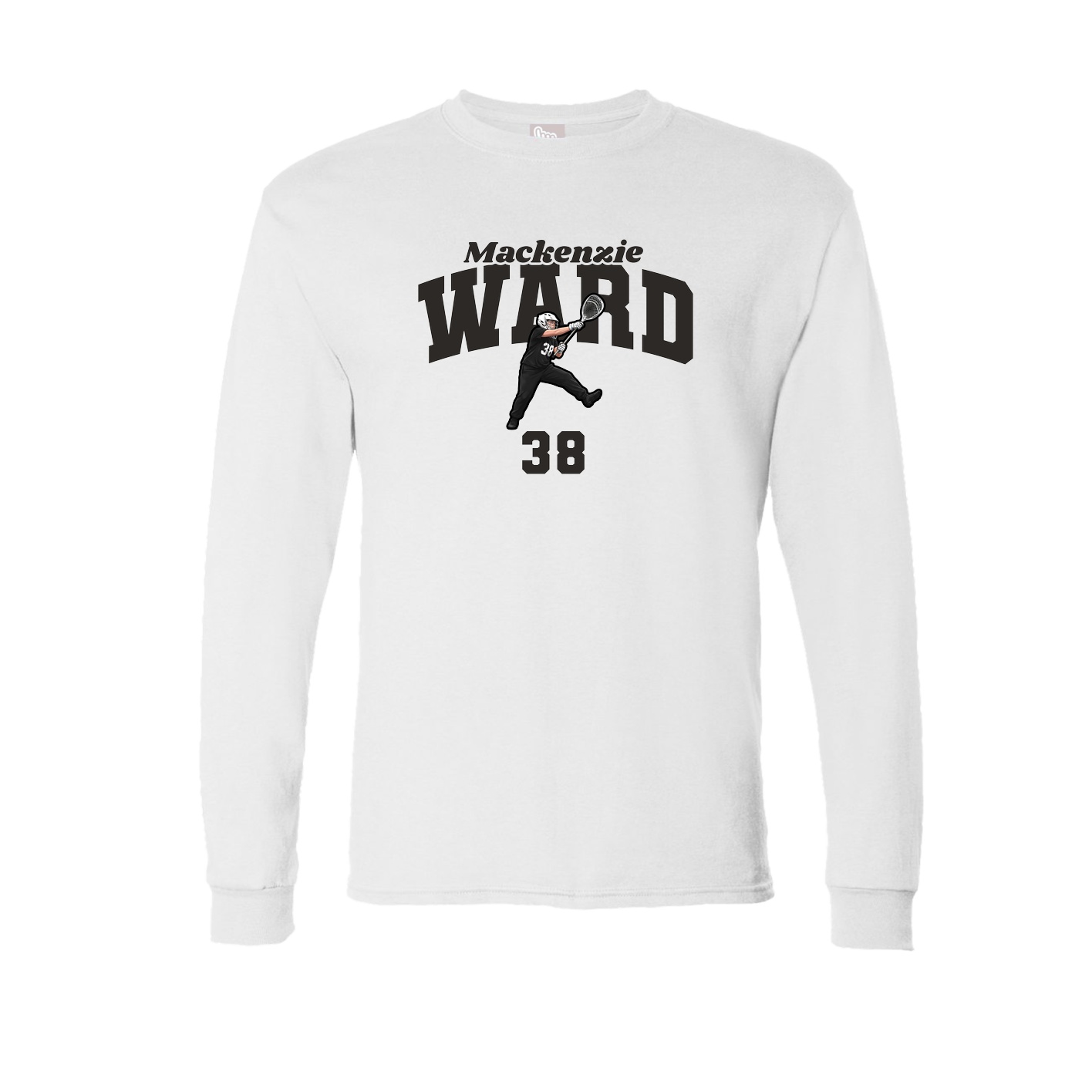 Long Sleeve Tee — Signature Arch in White