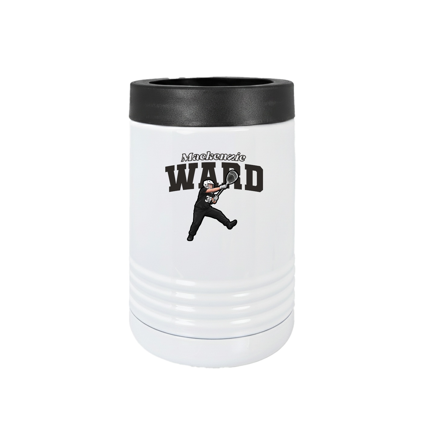 Beverage Holder — Name Arch in White