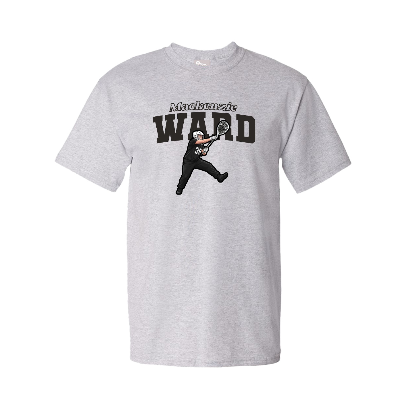 Tee — Name Arch in Grey
