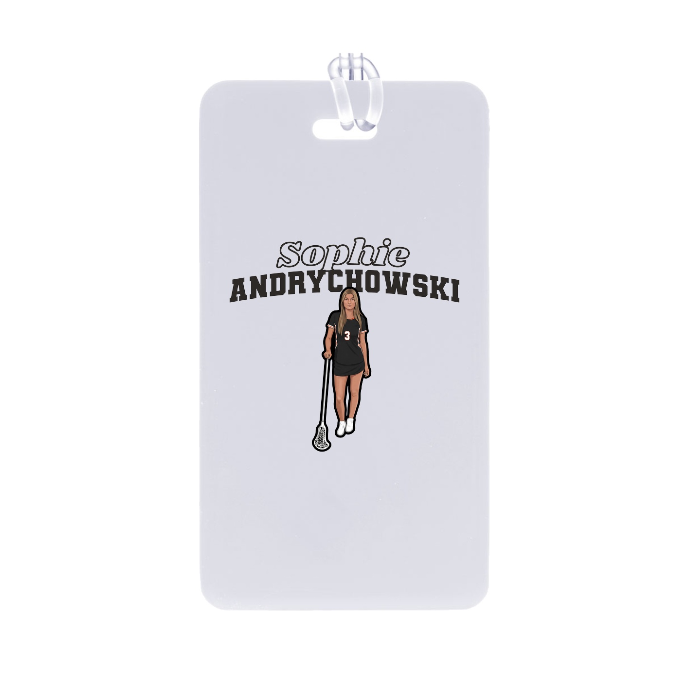 Bag Tag — Name Arch in Classic