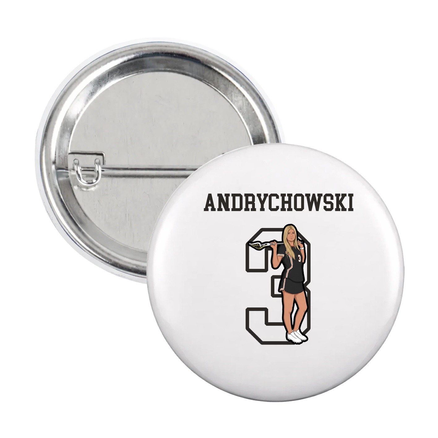 Game Day Button — Shirsey in White