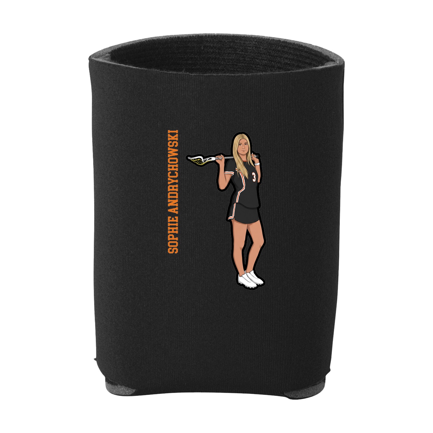 Can Holder — Name Vertical in Black
