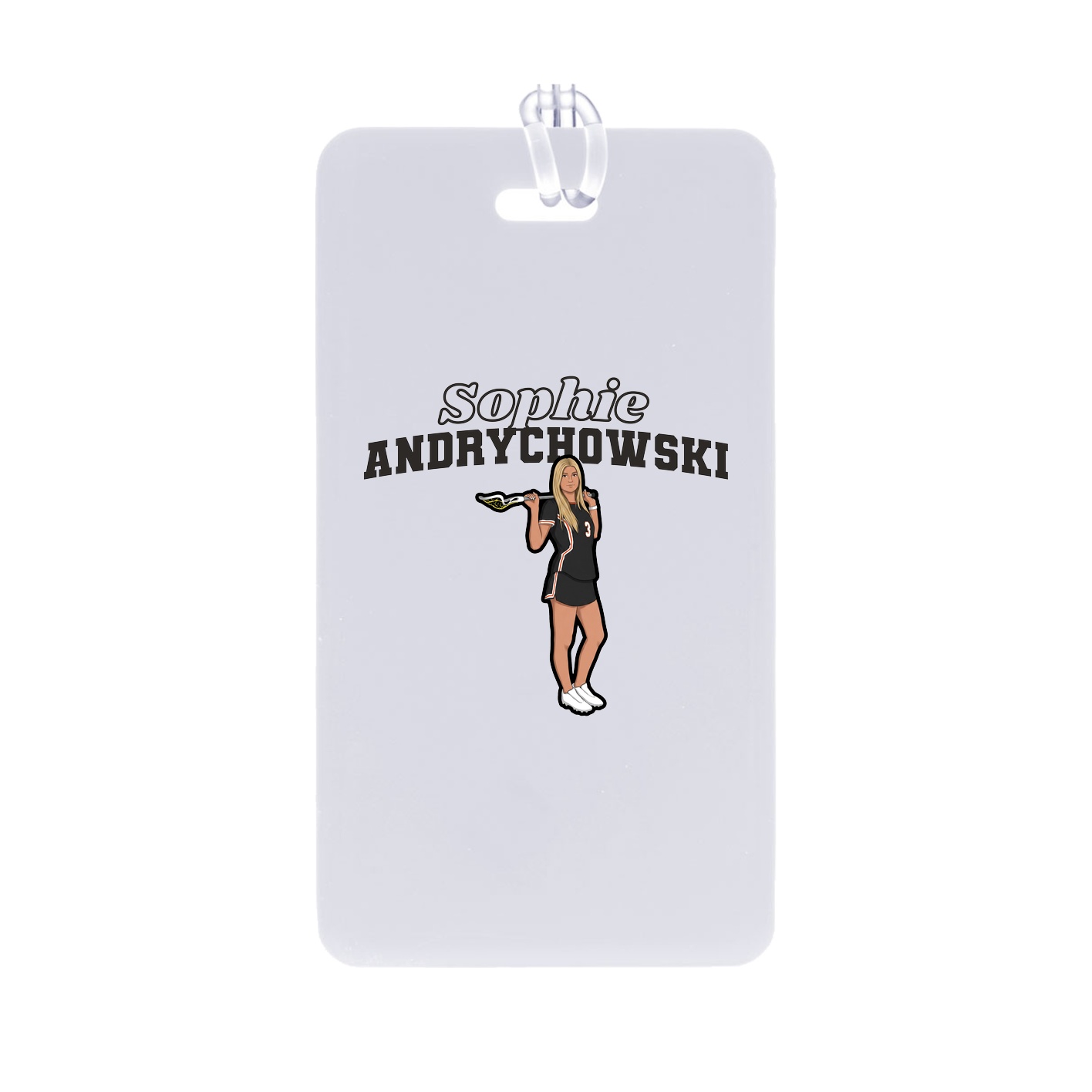 Bag Tag — Name Arch in Classic