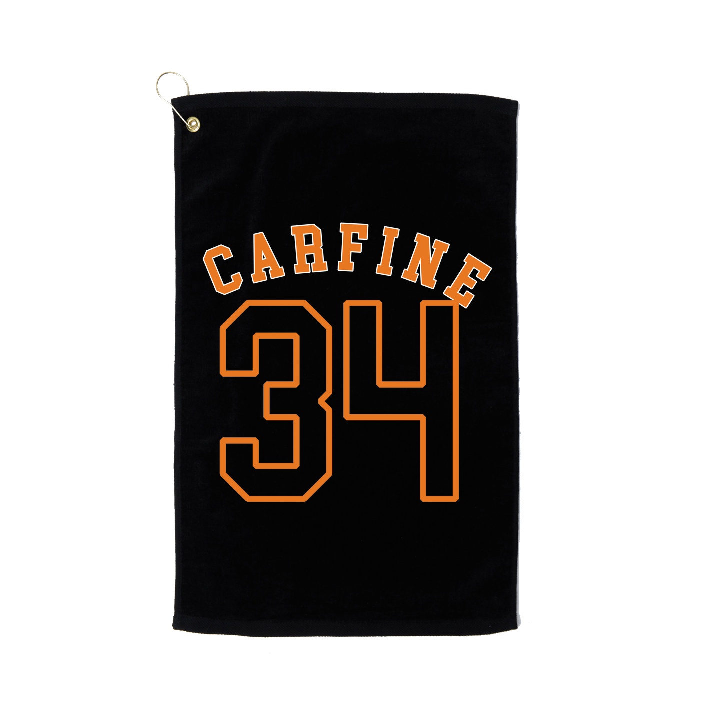 Golf Towel — Shirsey Arch in Black