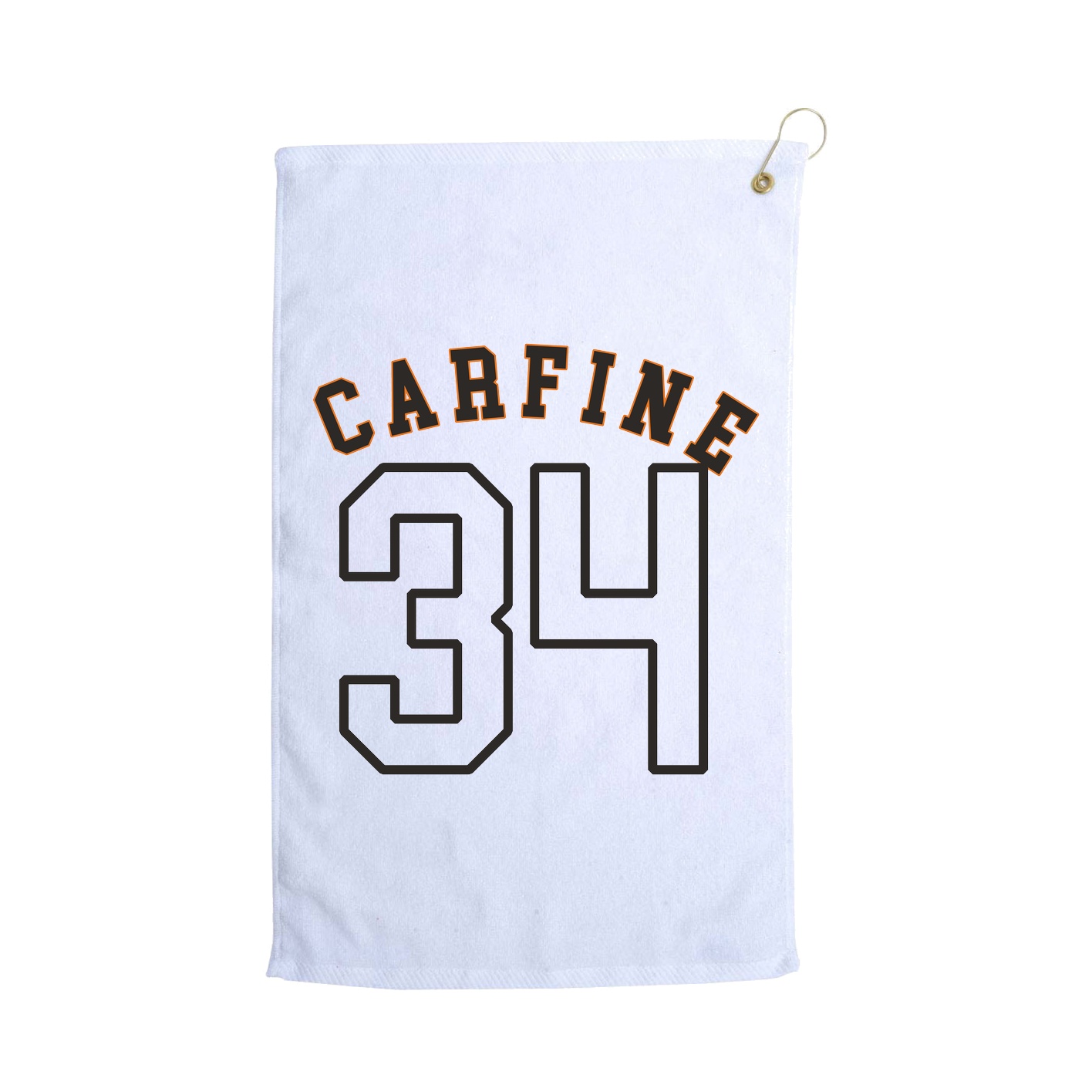 Golf Towel — Shirsey Arch in White