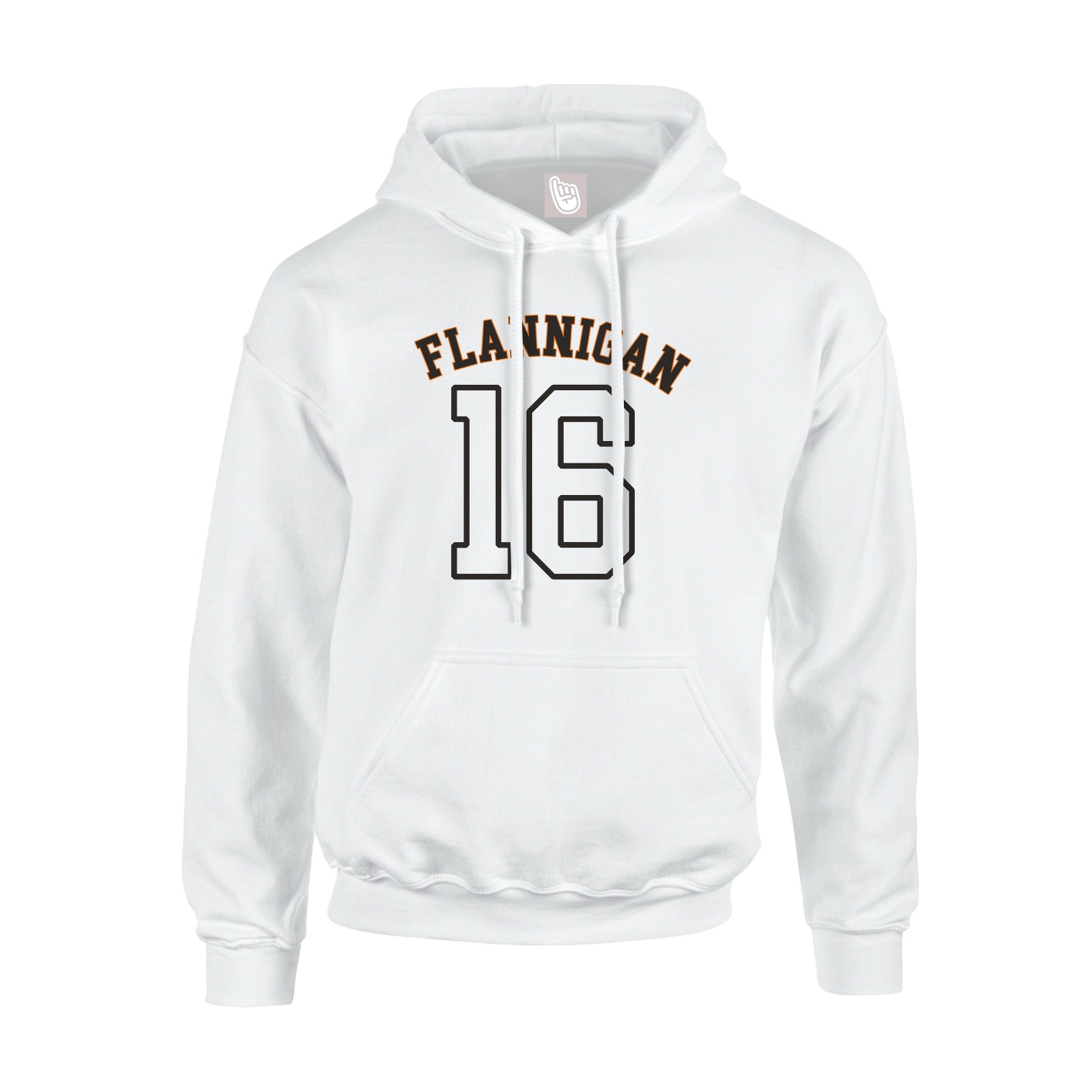 Youth Hoodie — Shirsey Arch in White