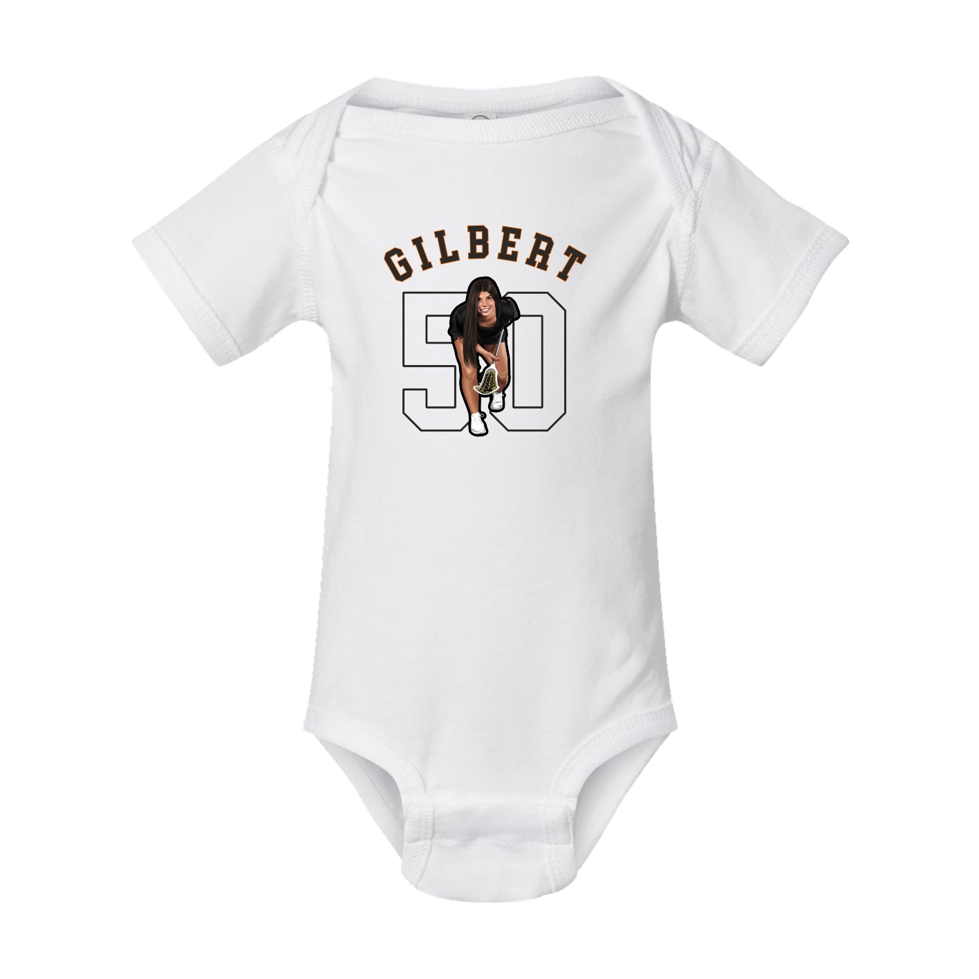 Baby Onesie — Shirsey Arch in White