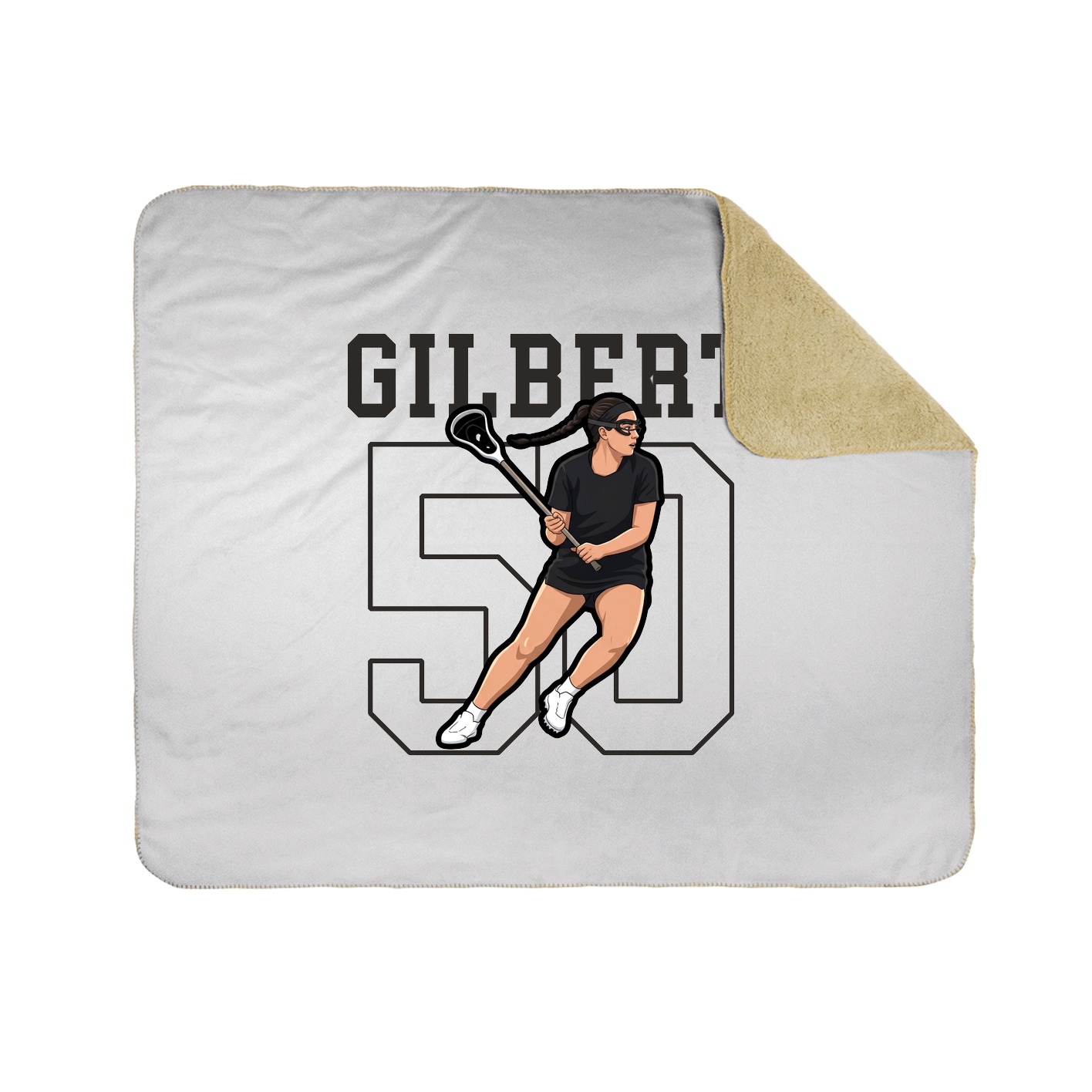 Throw Blanket — Shirsey in White