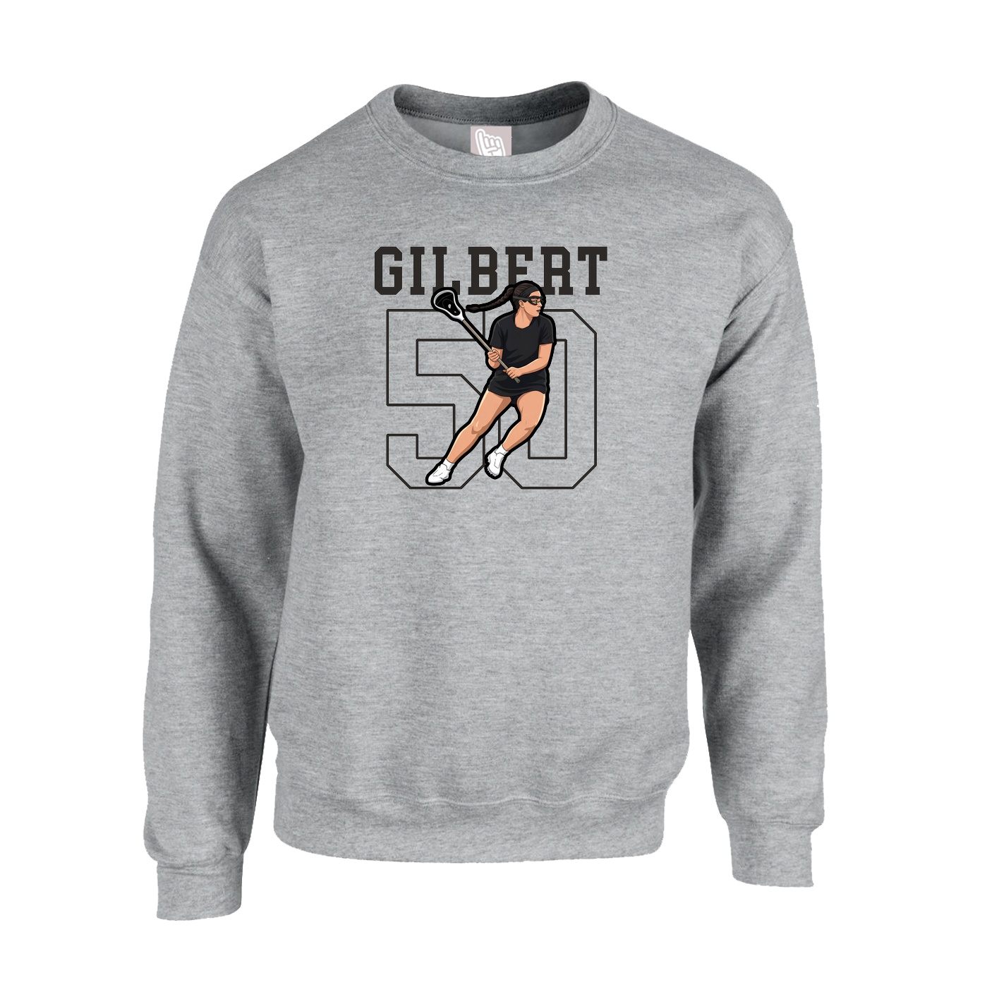 Fleece Crew — Shirsey in Grey