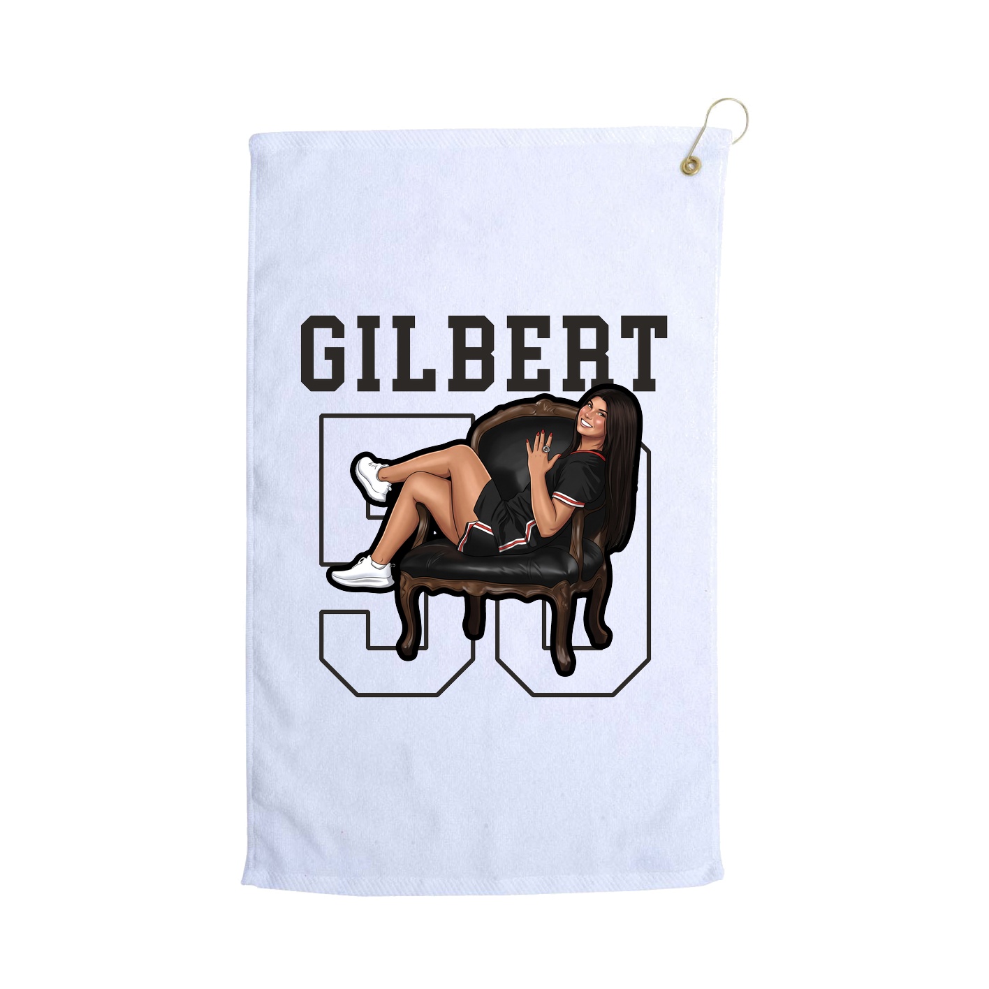Golf Towel — Shirsey in White