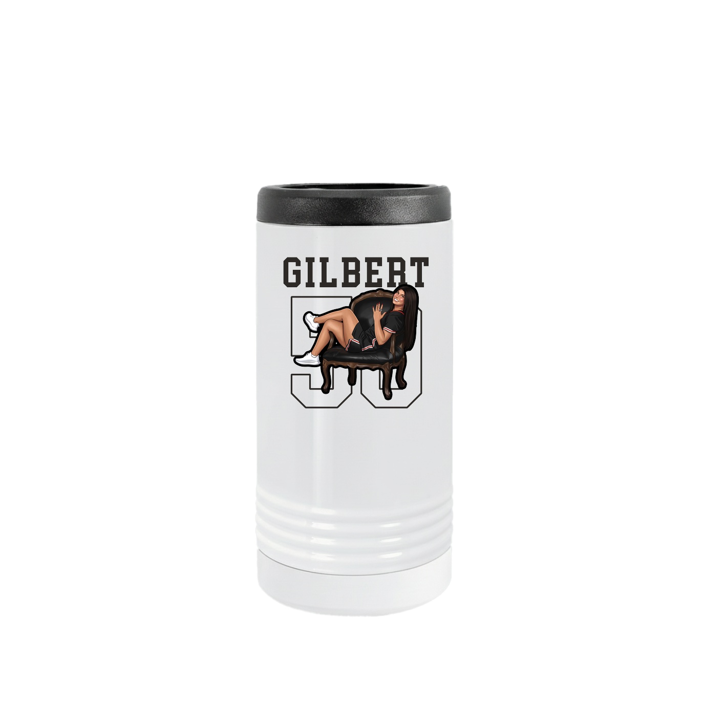 Slim Beverage Holder — Shirsey in White