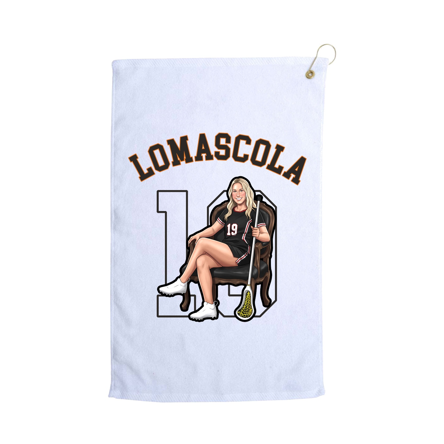 Golf Towel — Shirsey Arch in White