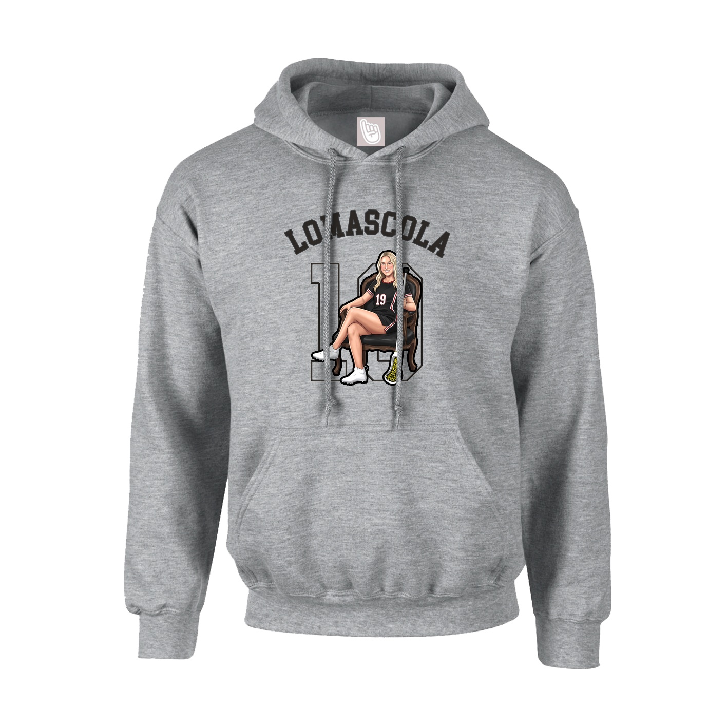 Youth Hoodie — Shirsey Arch in Grey