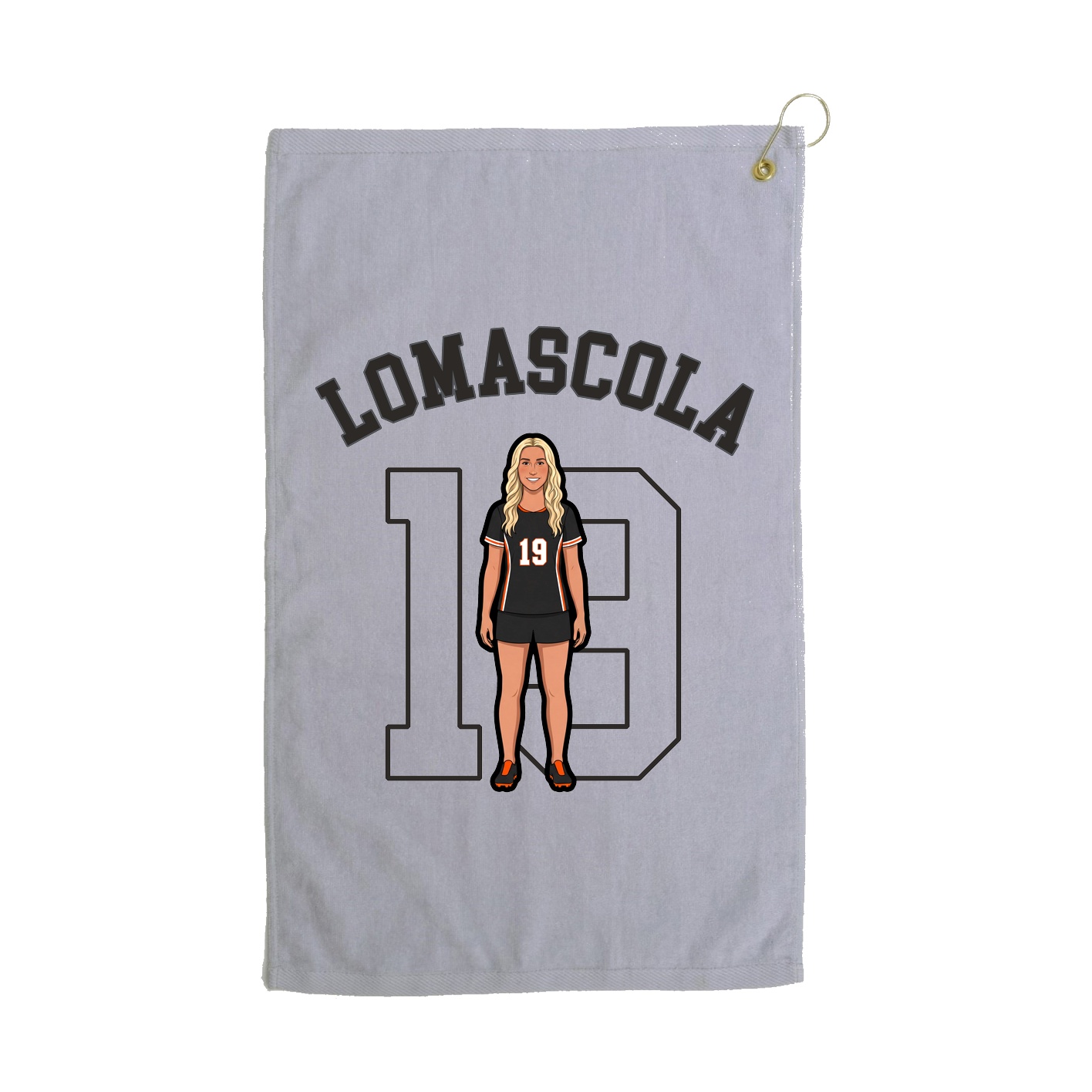 Golf Towel — Shirsey Arch in Grey