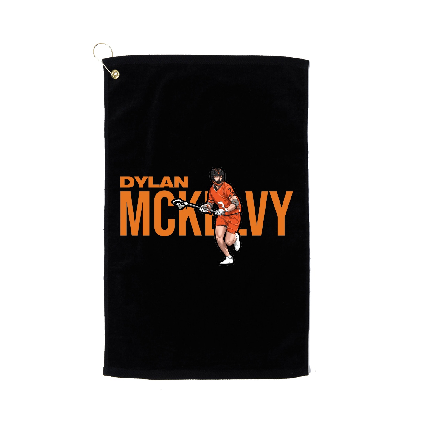 Golf Towel — Player Name in Black