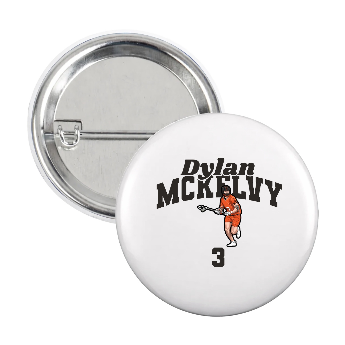 Game Day Button — Signature Arch in White