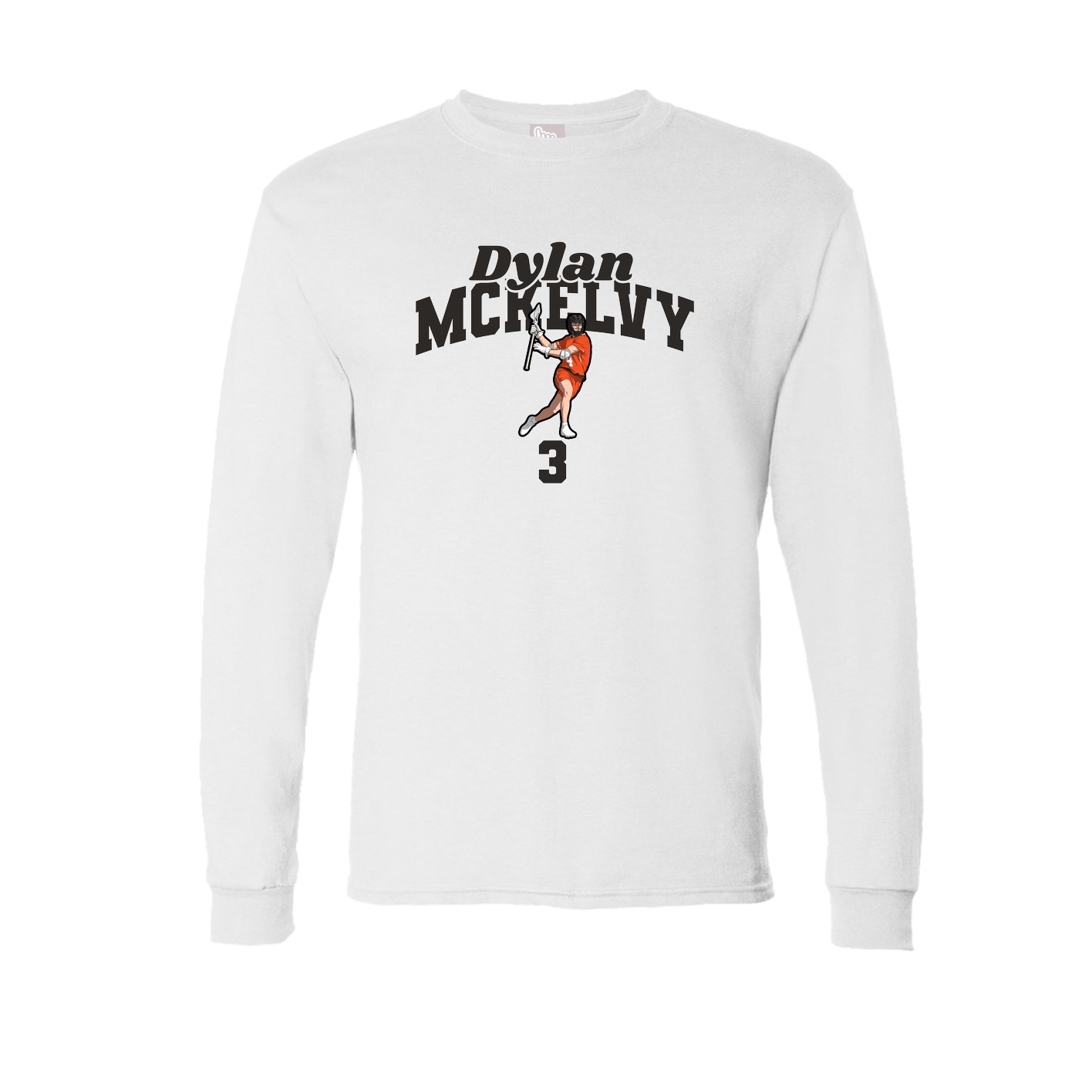 Long Sleeve Tee — Signature Arch in White