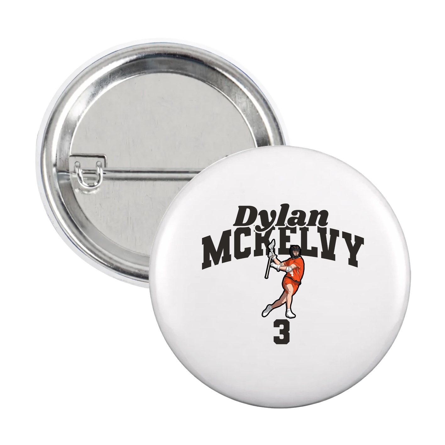 Game Day Button — Signature Arch in White