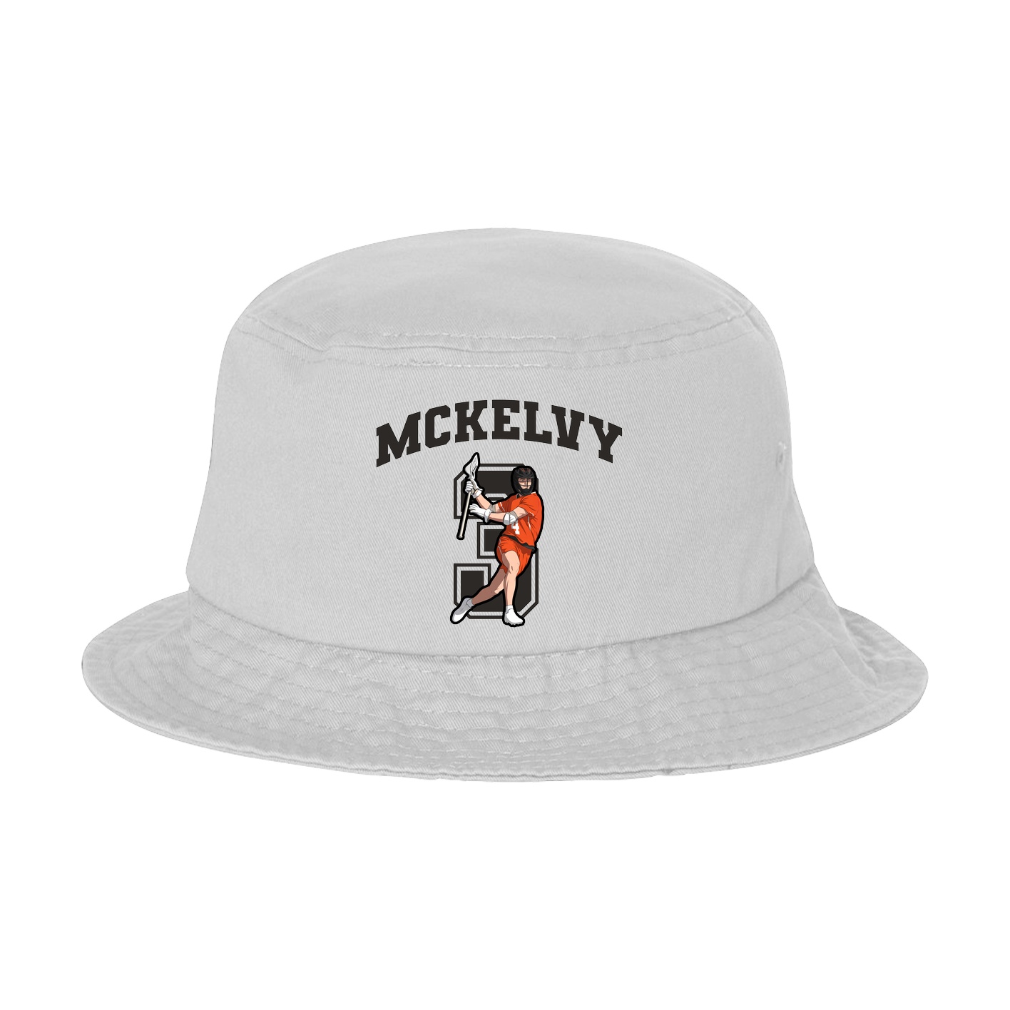 Bucket Cap — Number in White