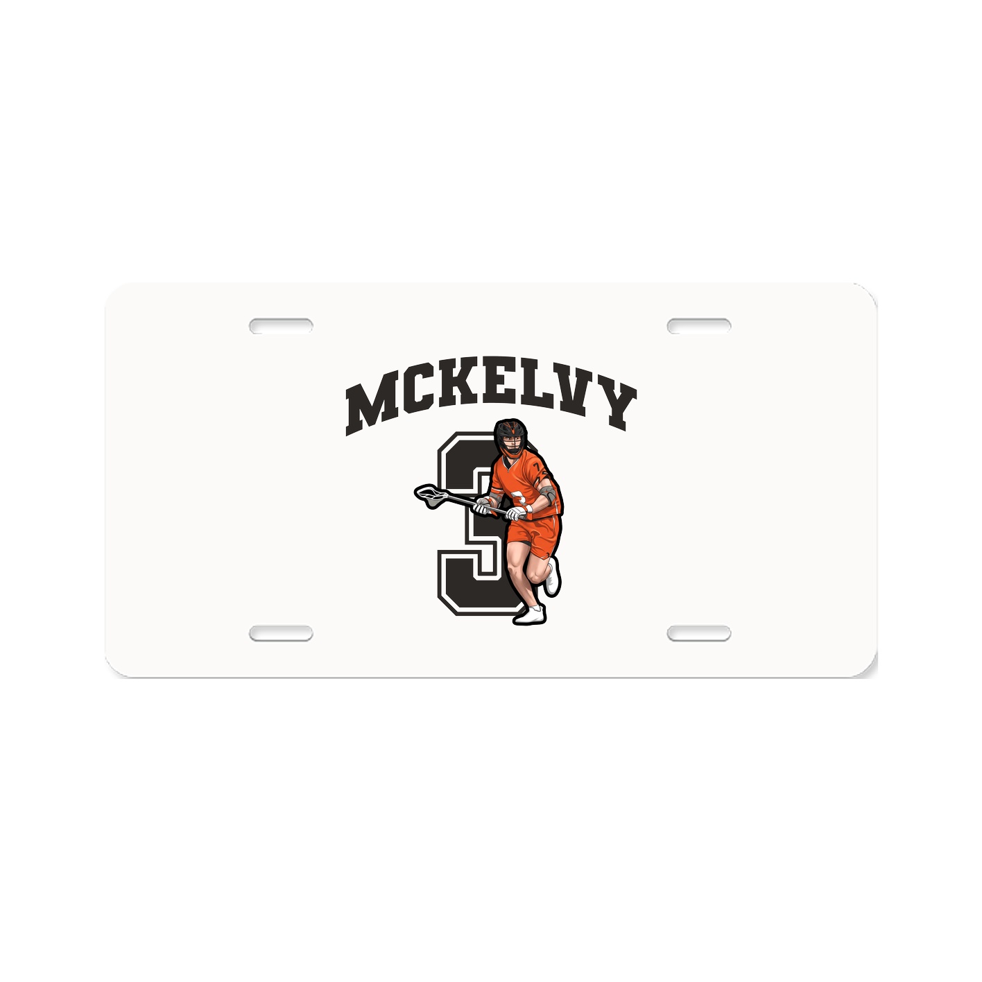 License Plate — Number in Classic
