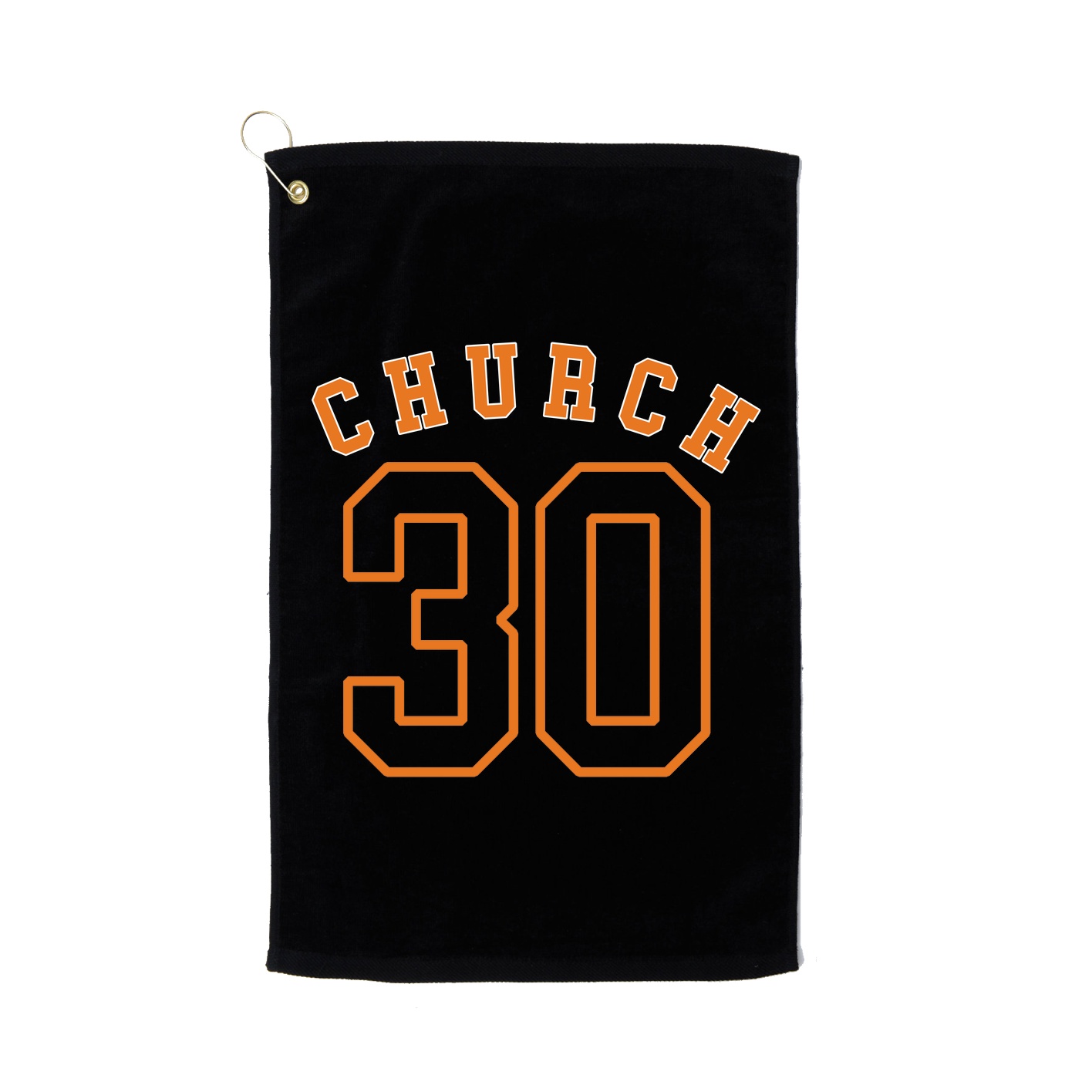 Golf Towel — Shirsey Arch in Black