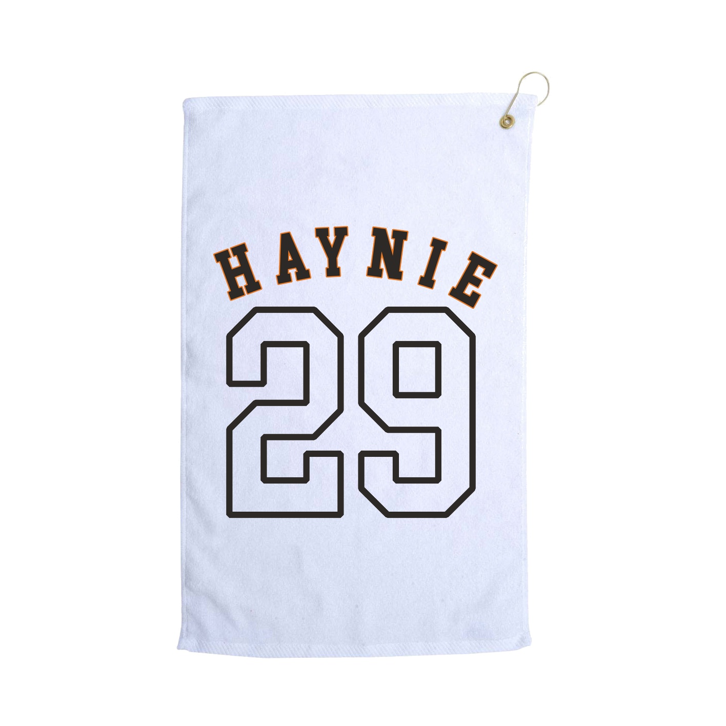 Golf Towel — Shirsey Arch in White
