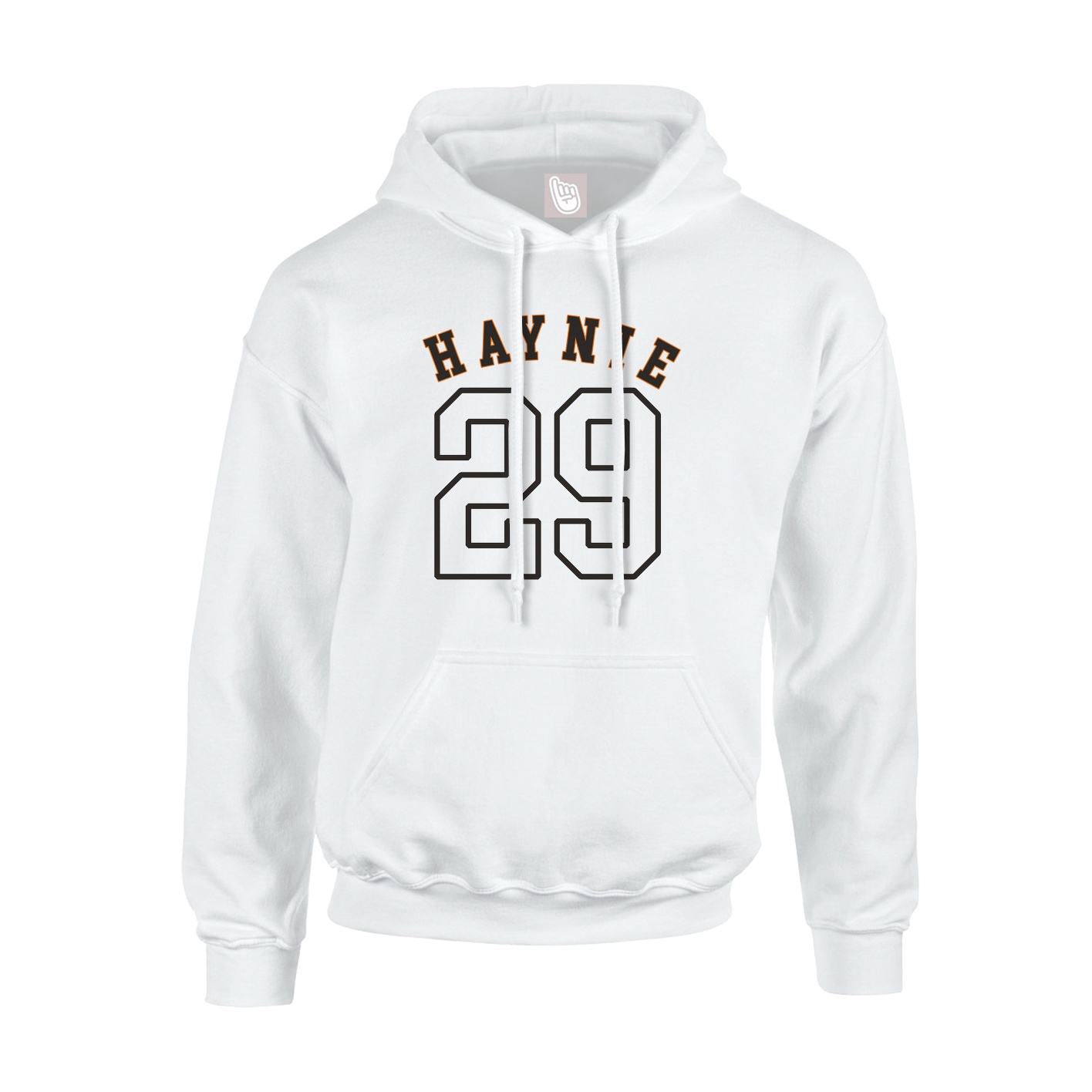Hoodie — Shirsey Arch in White