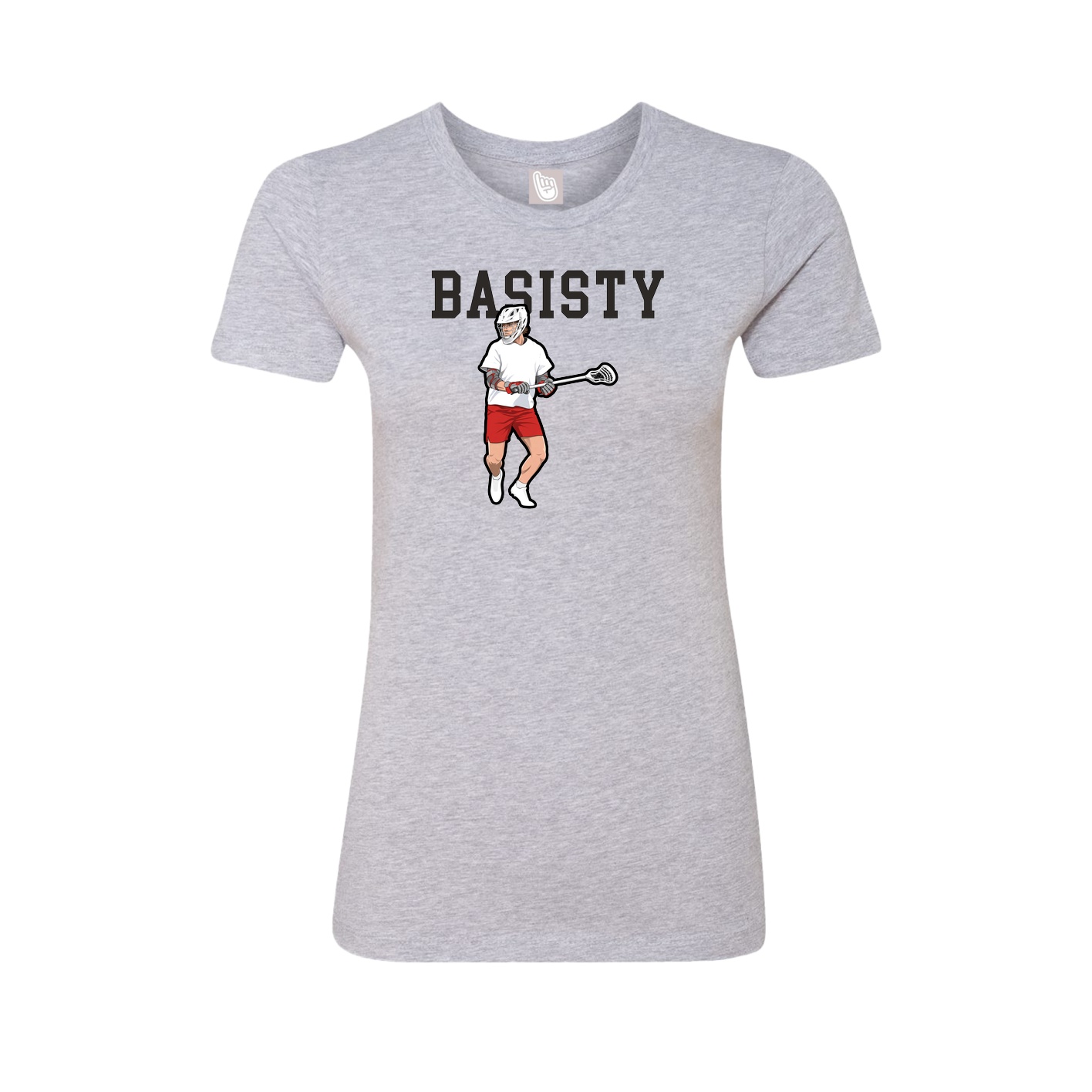 Fitted Women's Tee — Shirsey in Grey