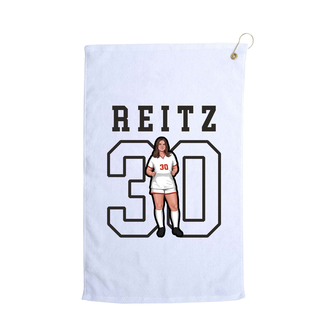 Golf Towel — Shirsey in White