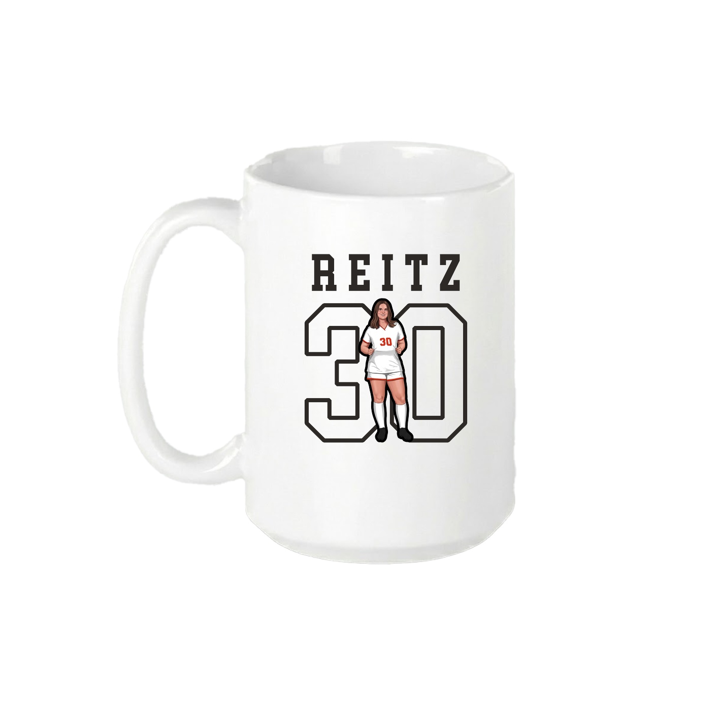 15oz Coffee Mug — Shirsey in White