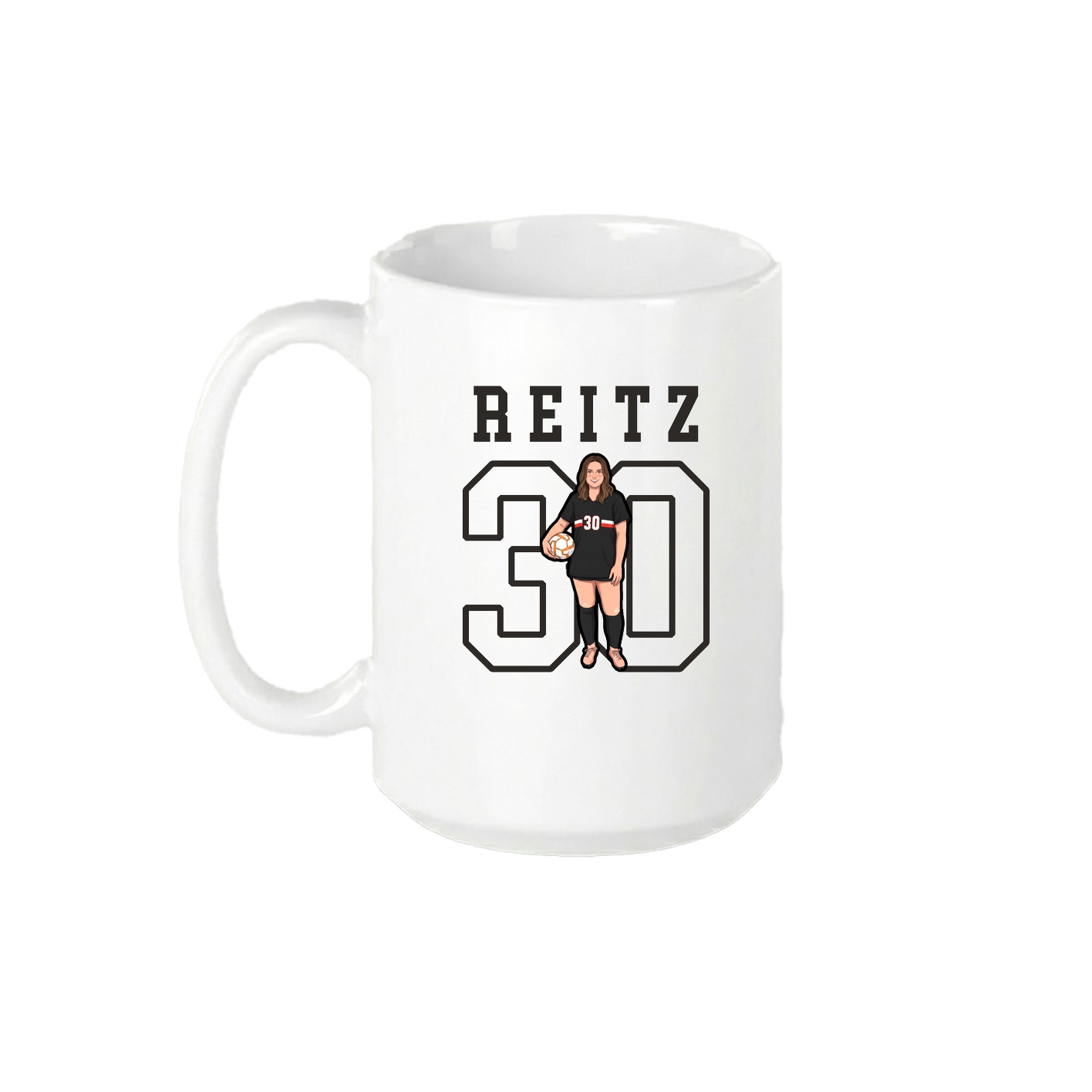 15oz Coffee Mug — Shirsey in White