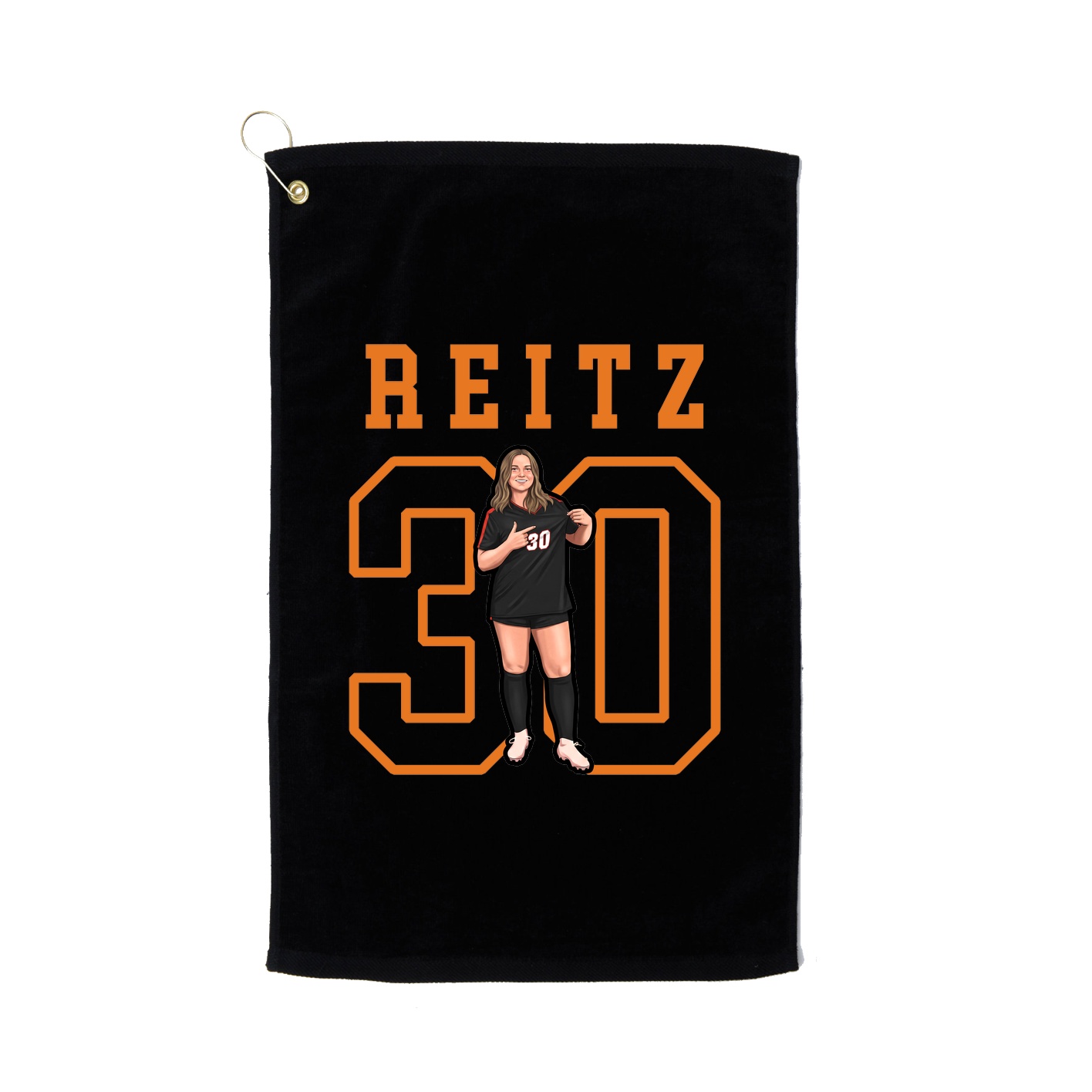 Golf Towel — Shirsey in Black