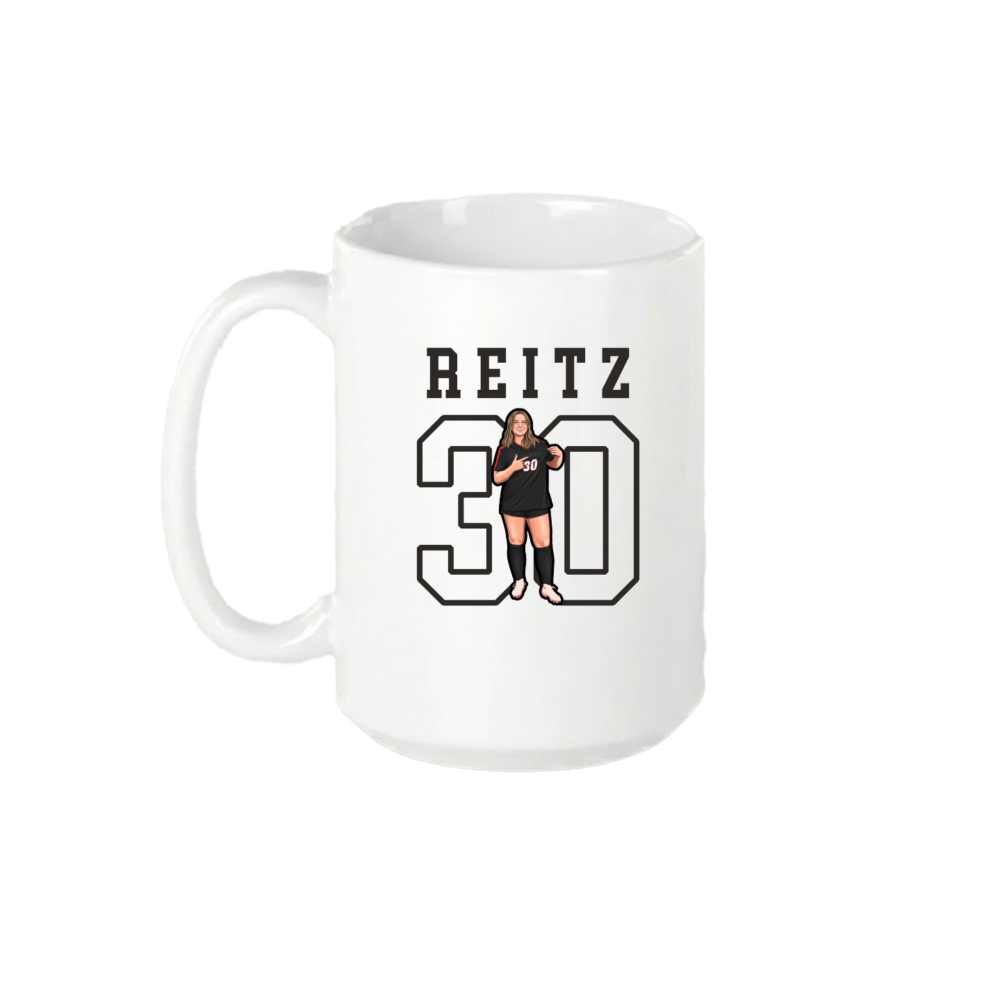 15oz Coffee Mug — Shirsey in White