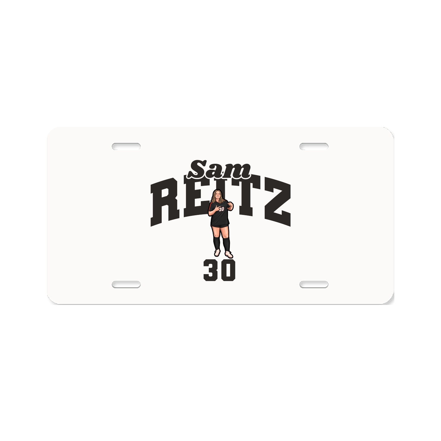 License Plate — Signature Arch in Classic