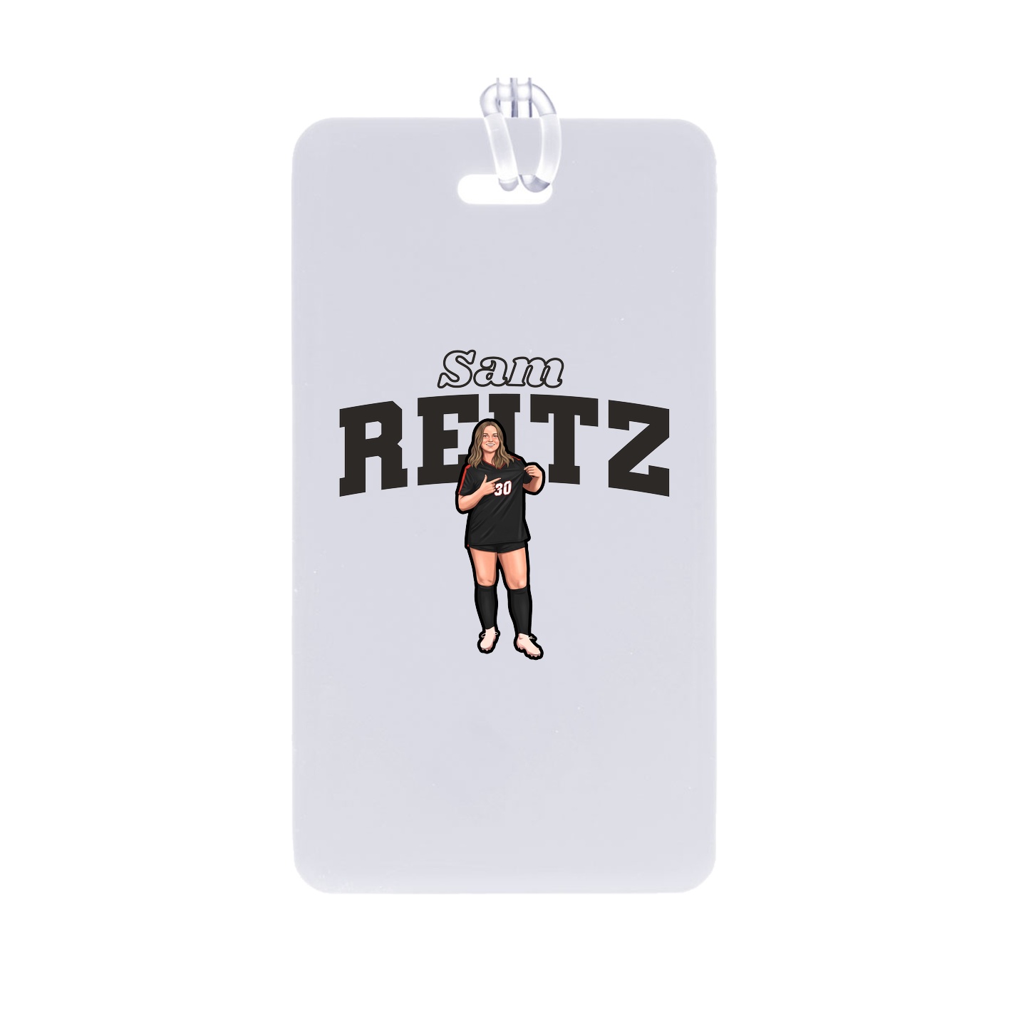 Bag Tag — Name Arch in Classic