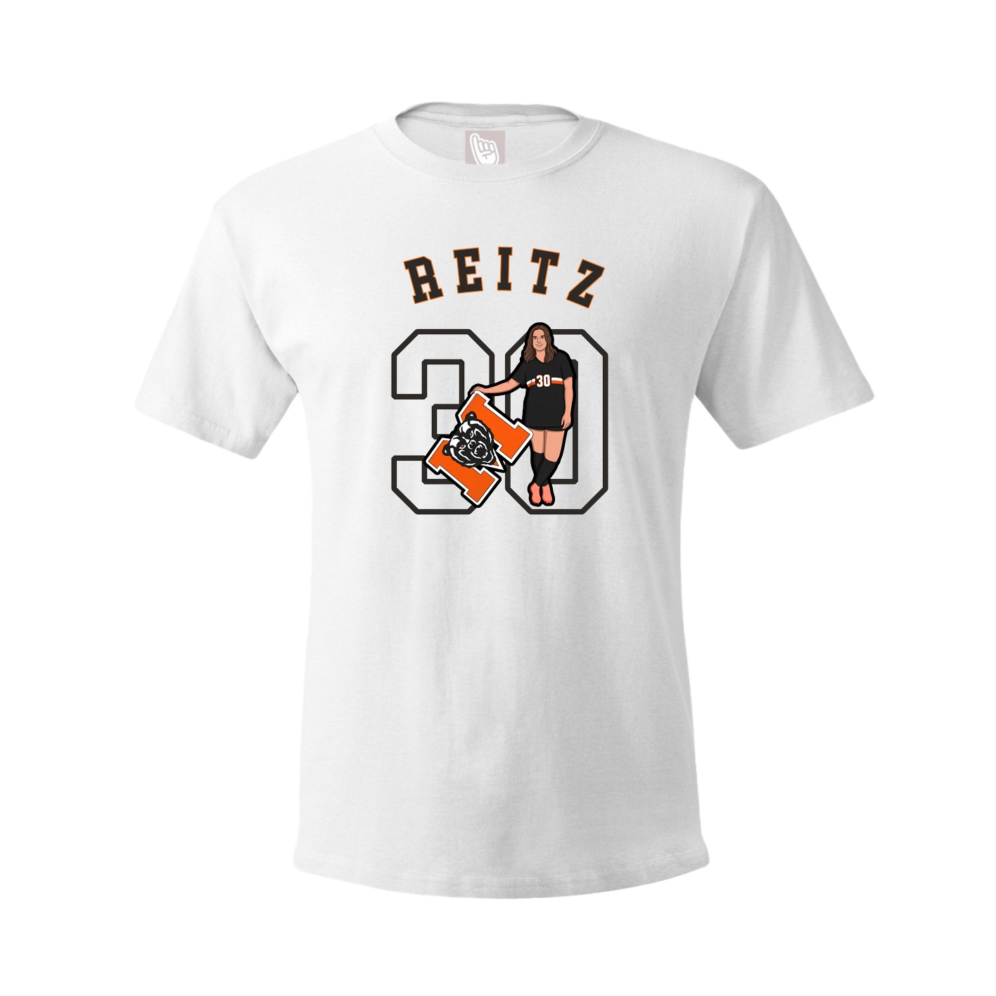 Youth Tee — Shirsey Arch in White