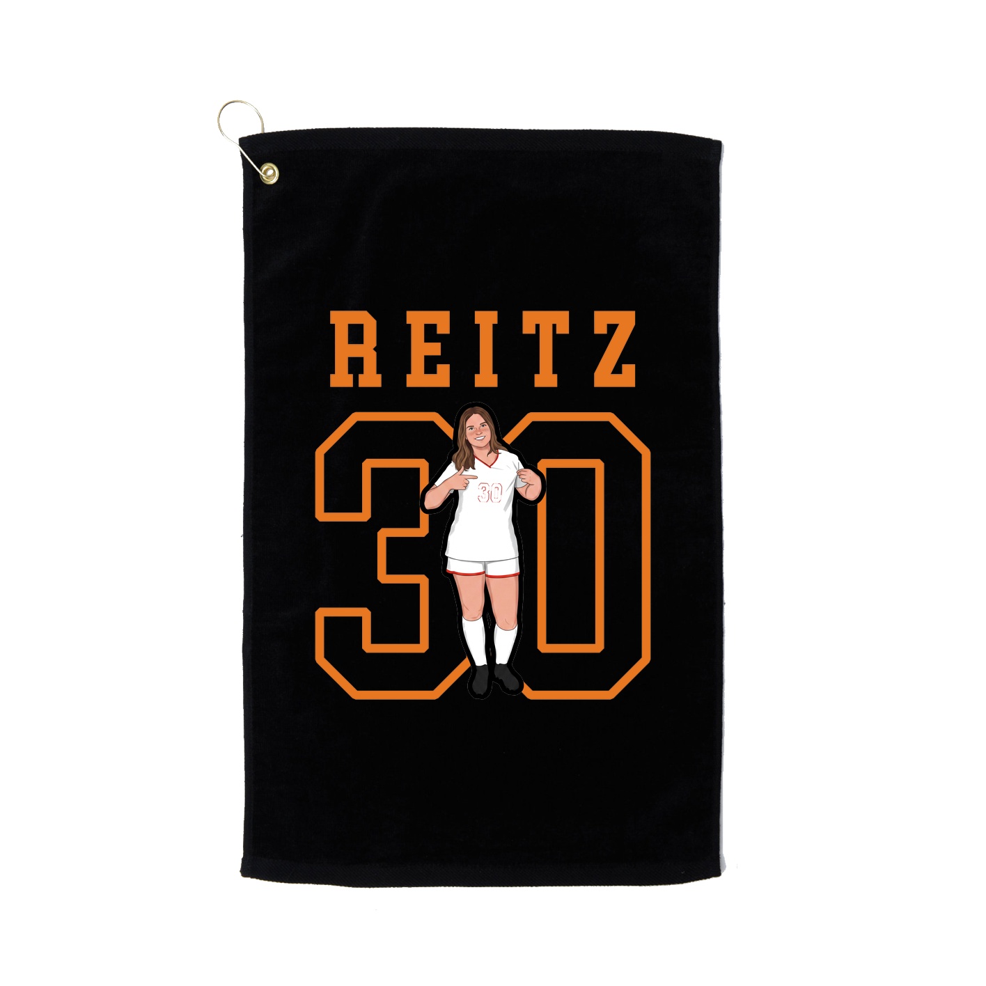 Golf Towel — Shirsey in Black