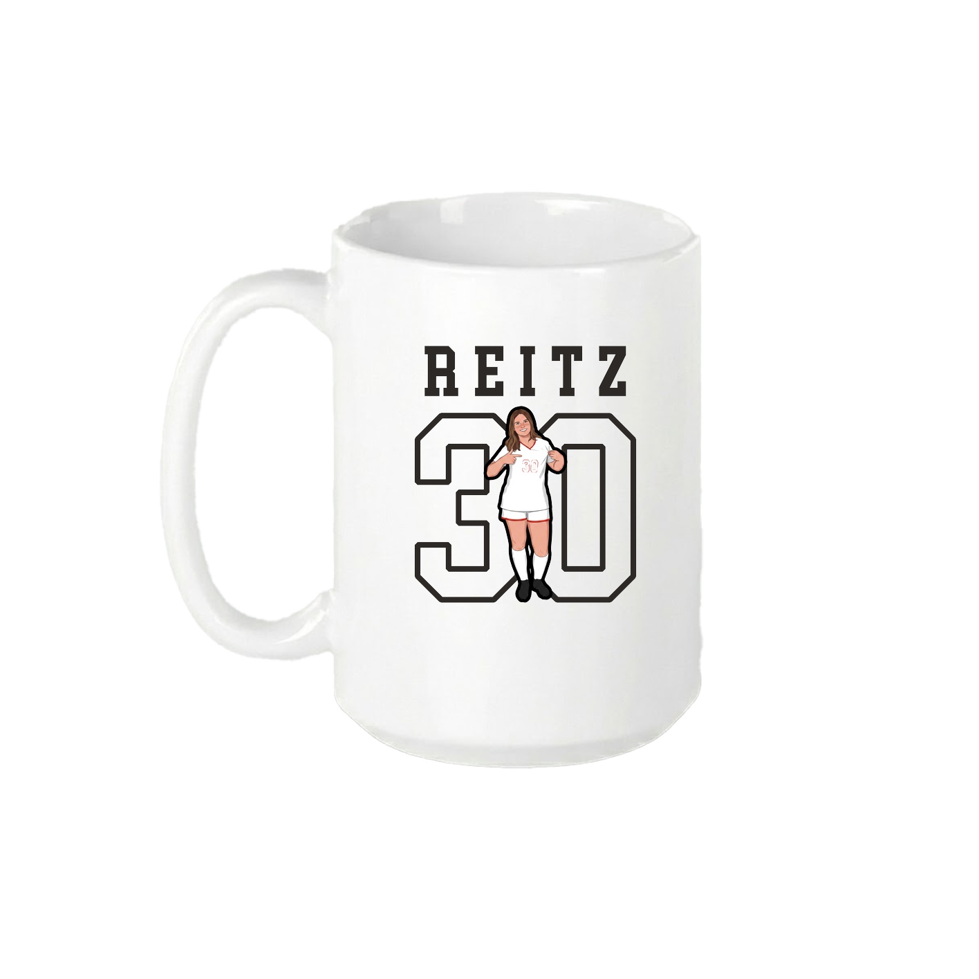15oz Coffee Mug — Shirsey in White