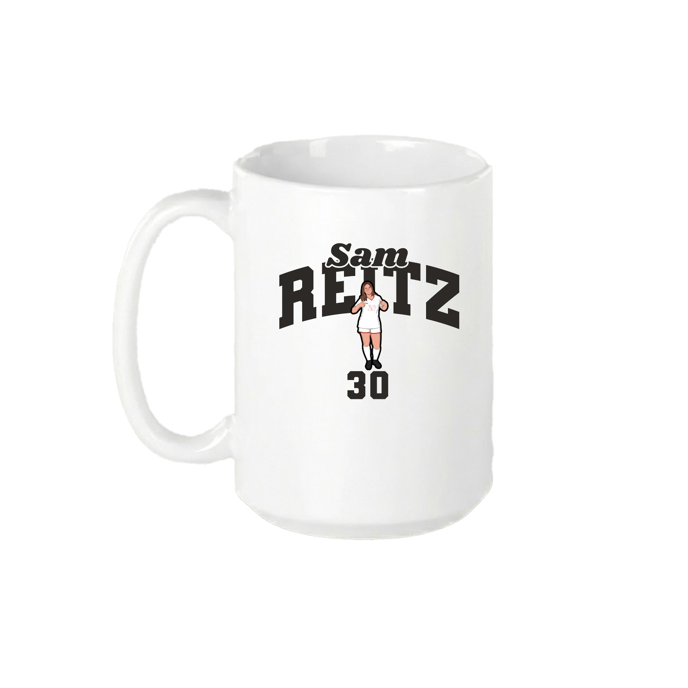 15oz Coffee Mug — Signature Arch in White