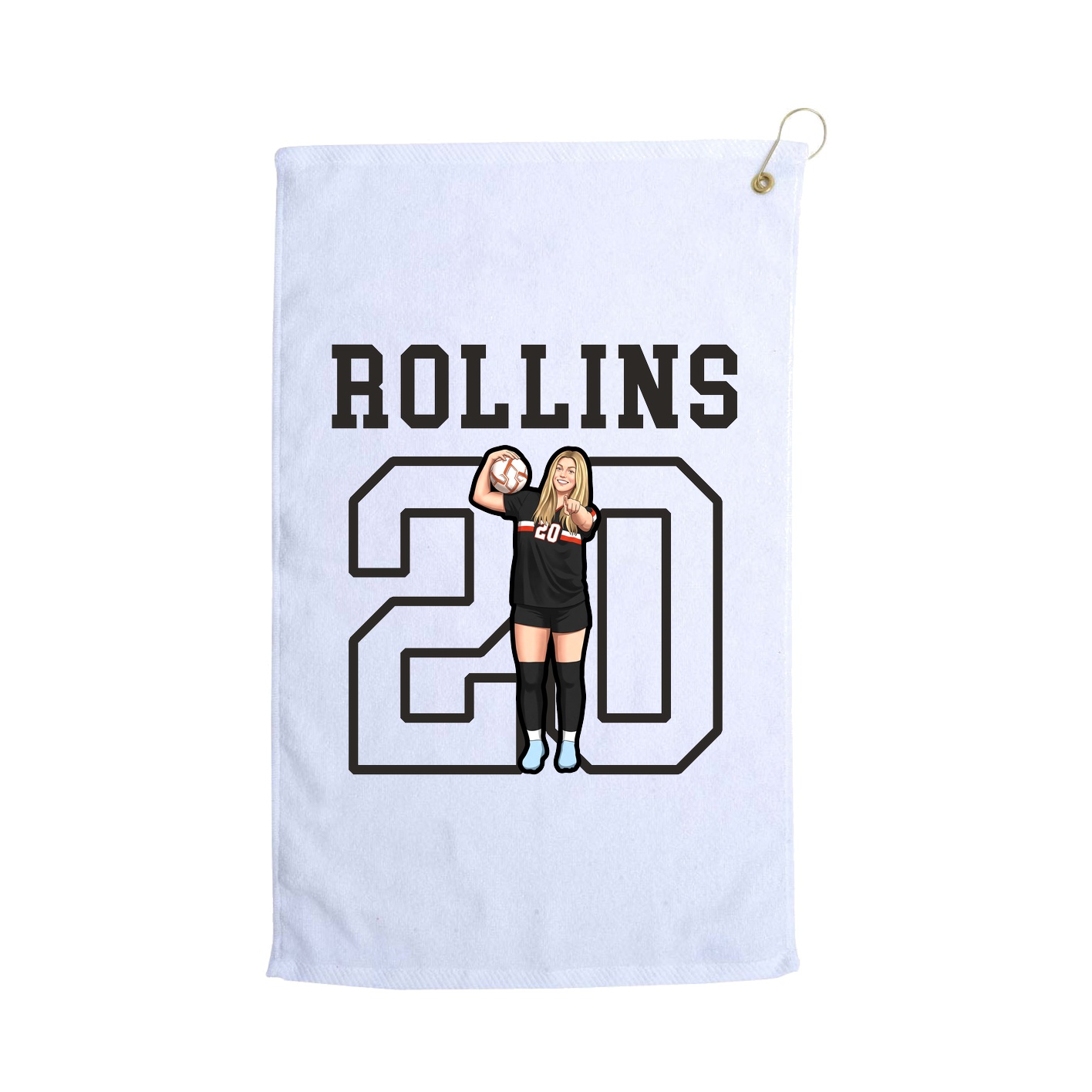 Golf Towel — Shirsey in White