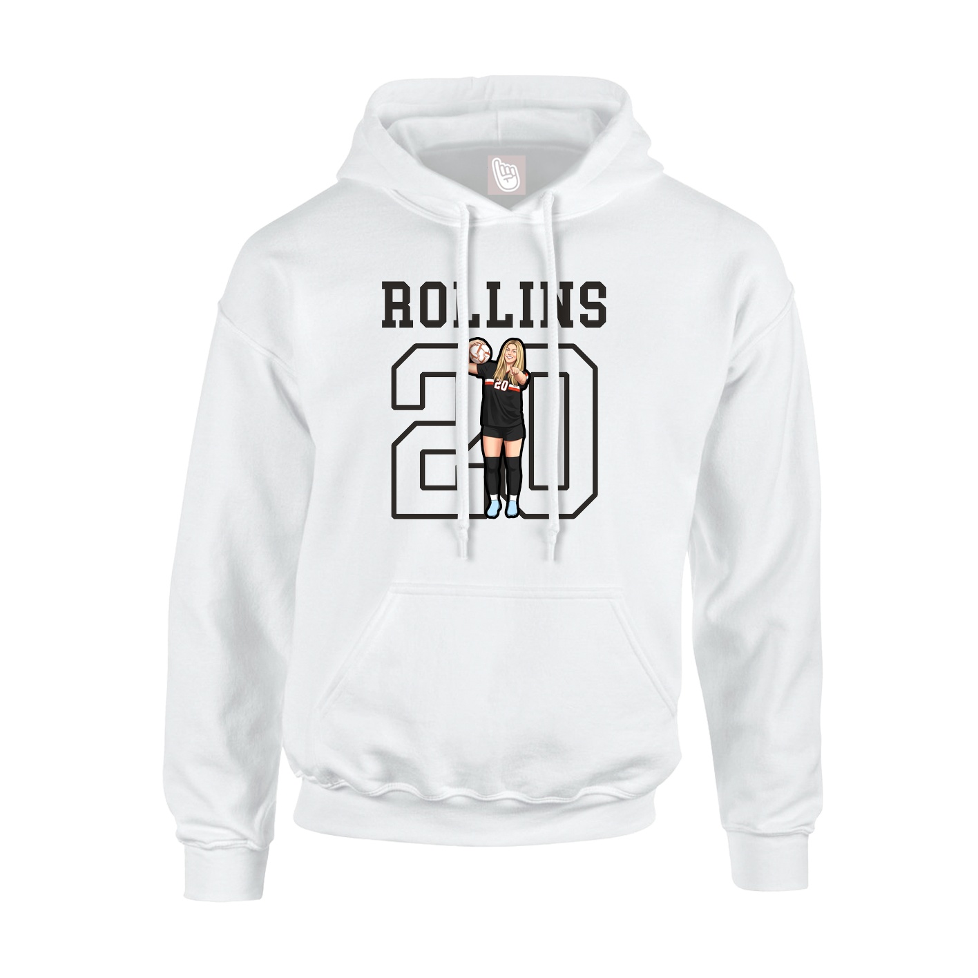 Youth Hoodie — Shirsey in White