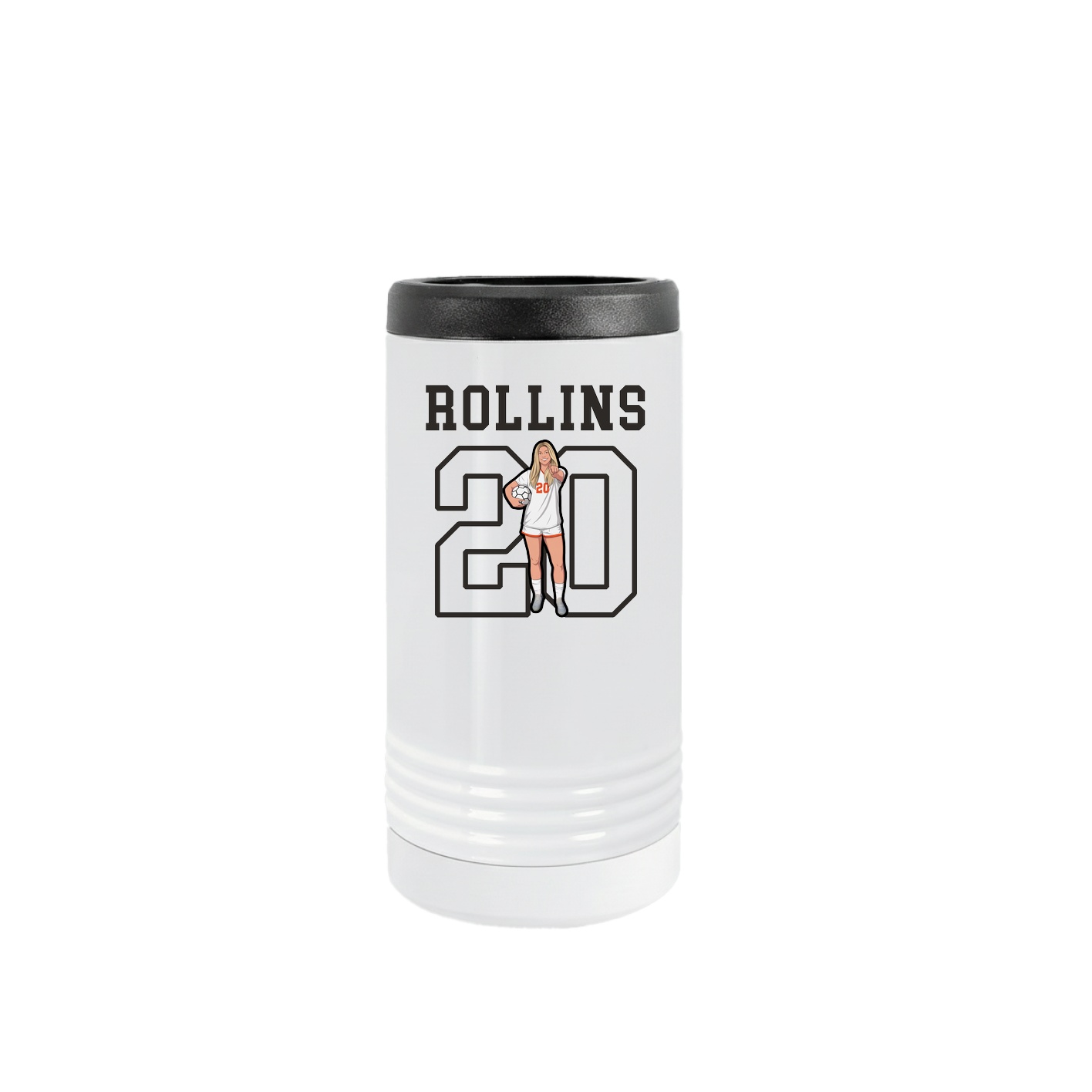 Slim Beverage Holder — Shirsey in White