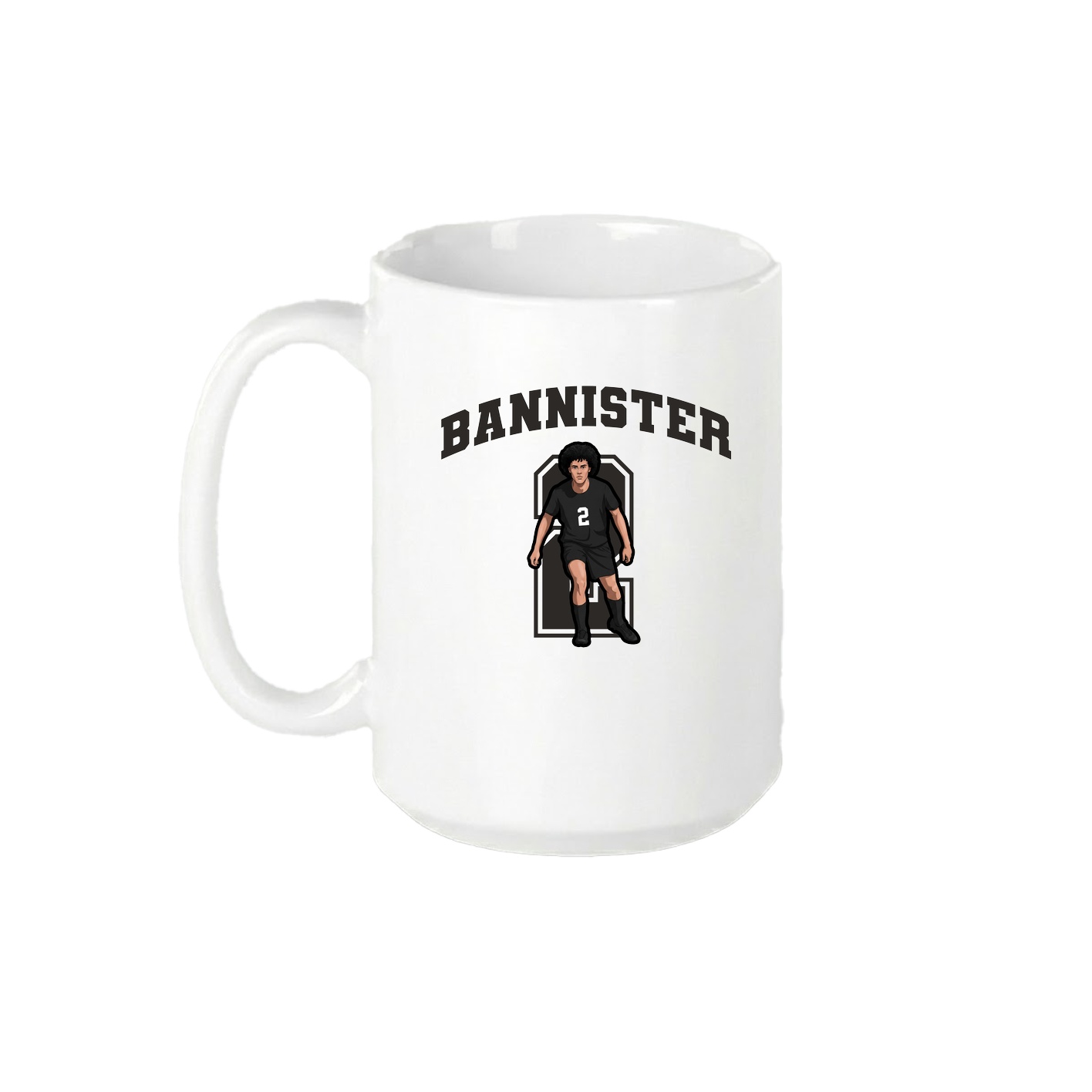 15oz Coffee Mug — Number in White
